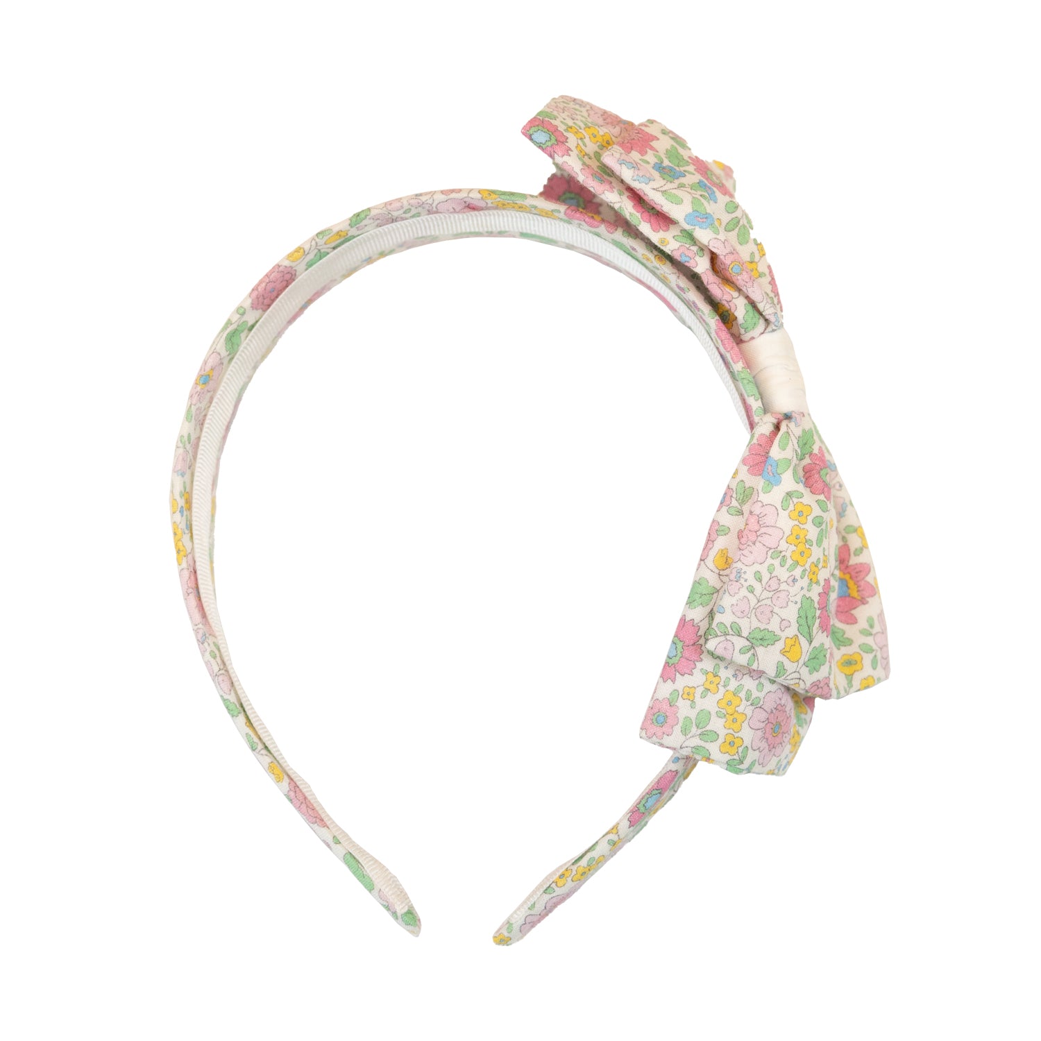 Girl Pink Floral Headband