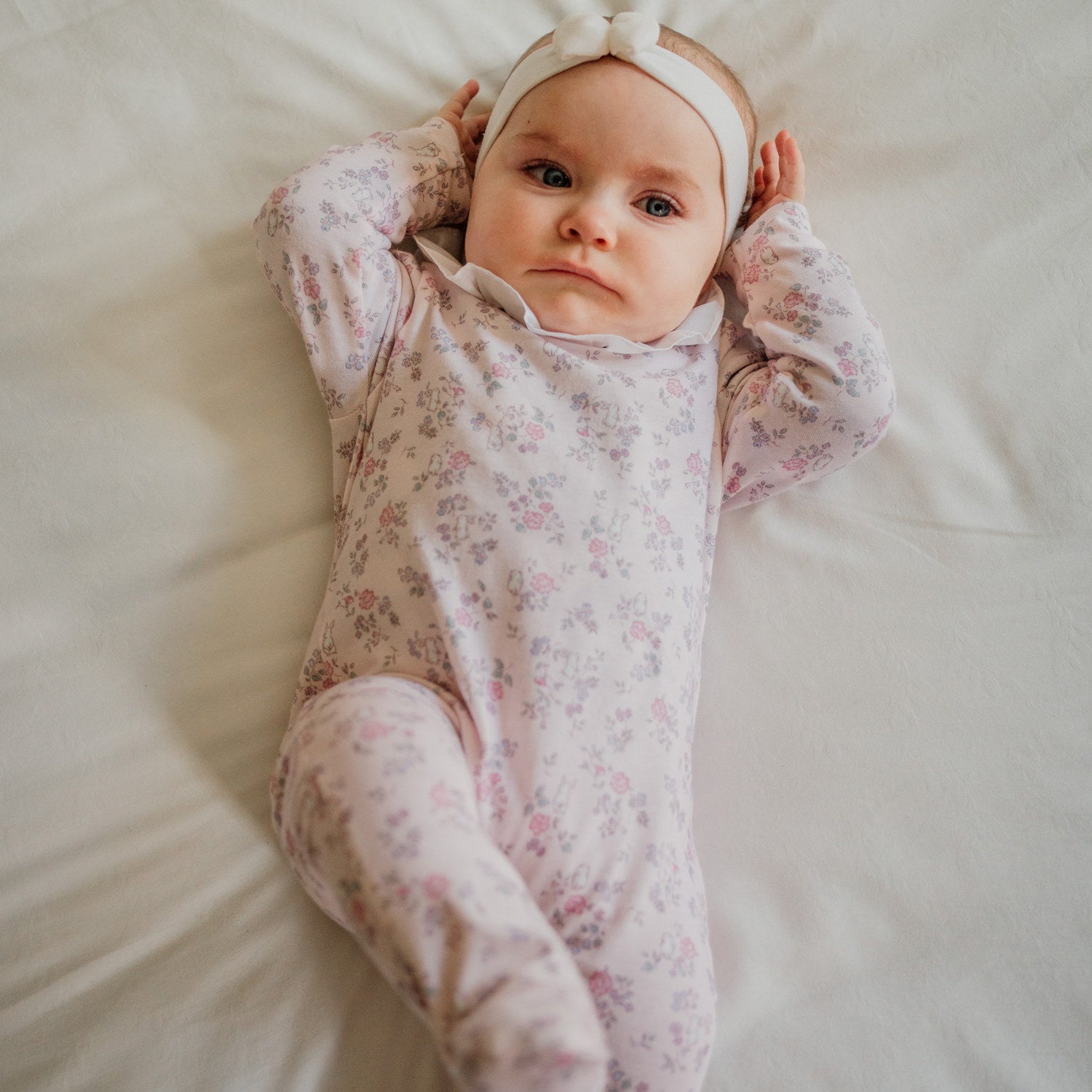 Baby Pink Bunnies All-in-one