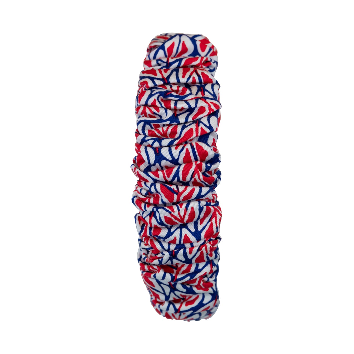 Girl Red & Navy Leaves Headband