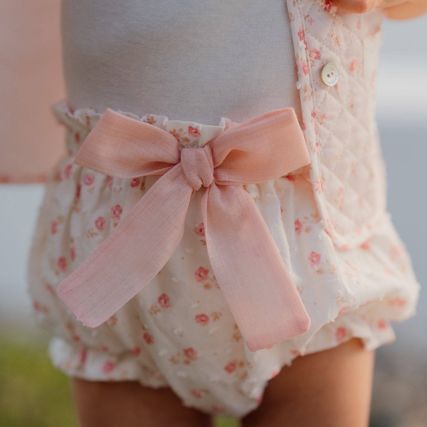 Baby Petal Dream Plumeti Bloomers with Bow