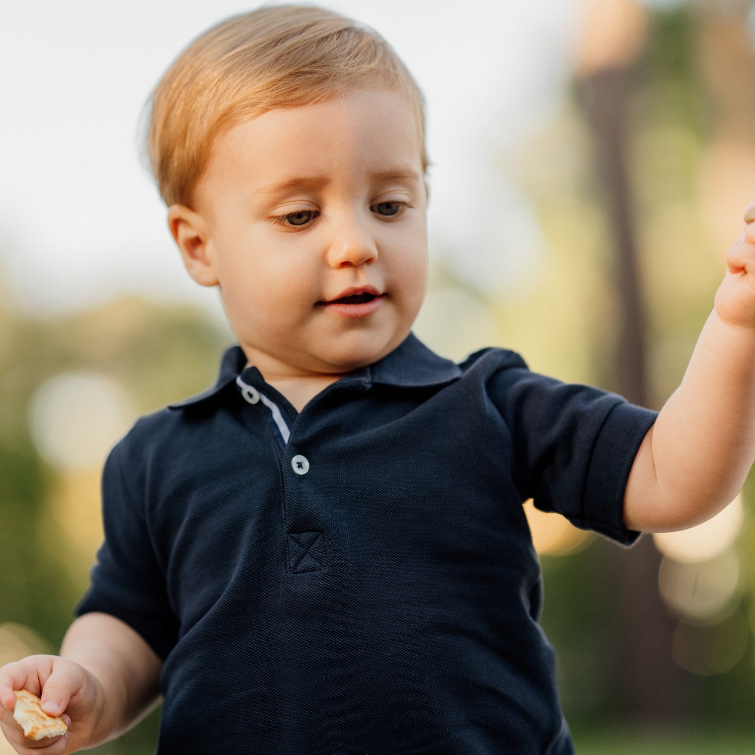 Baby Boy Navy Polo Shirt