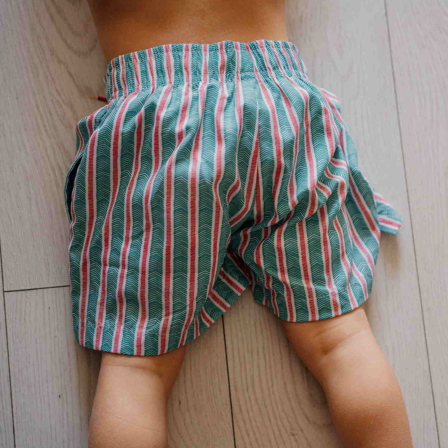 Boy Stripes Swim Shorts