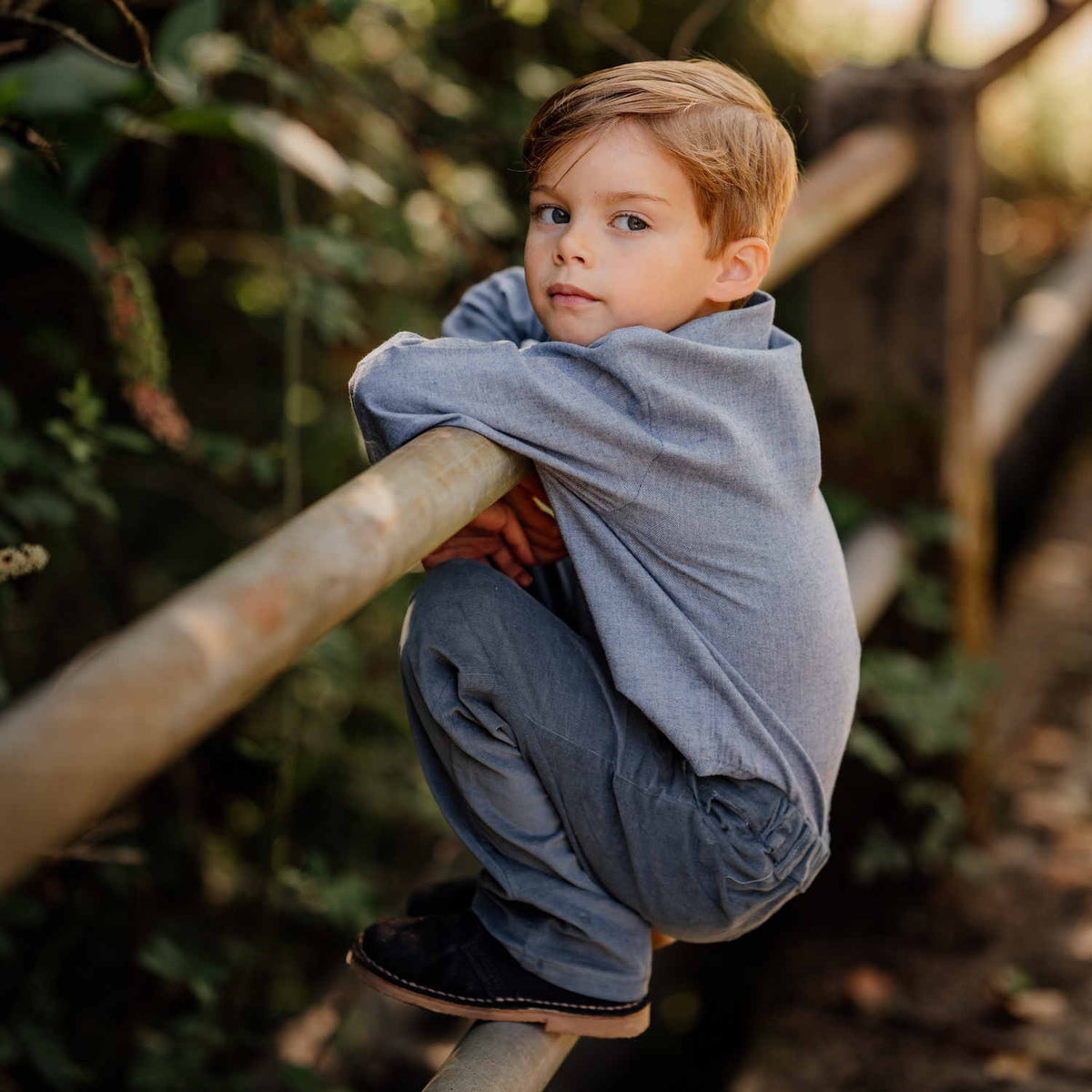 Boy Blue Flannel Shirt