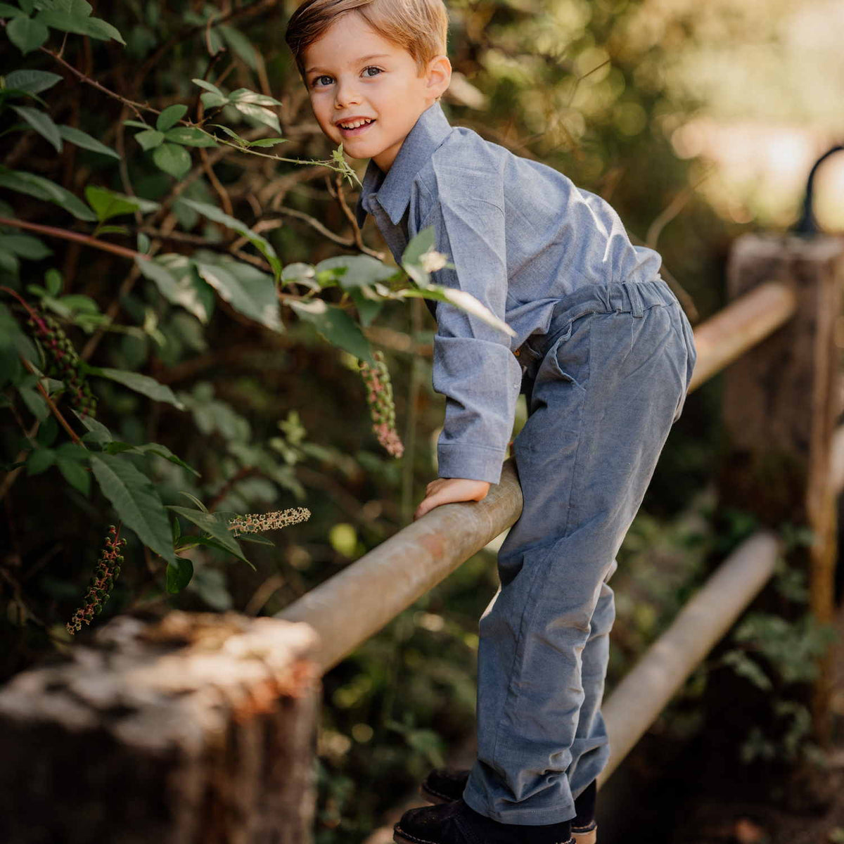 Boy Blue Flannel Shirt
