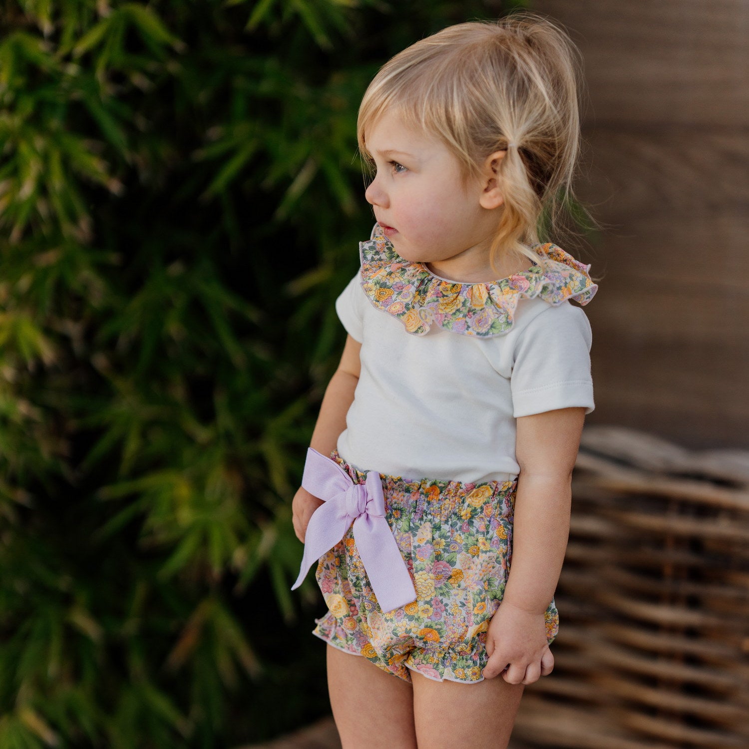 Baby Elysian Day Liberty Bloomers with Bow