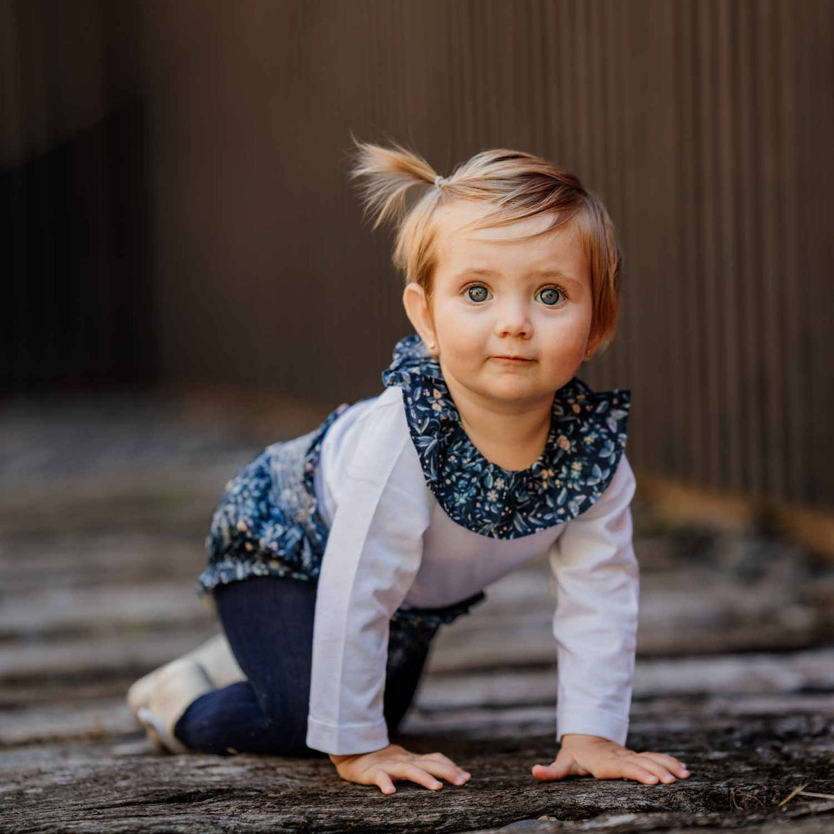 Baby Tapestry Liberty Jersey Bodysuit