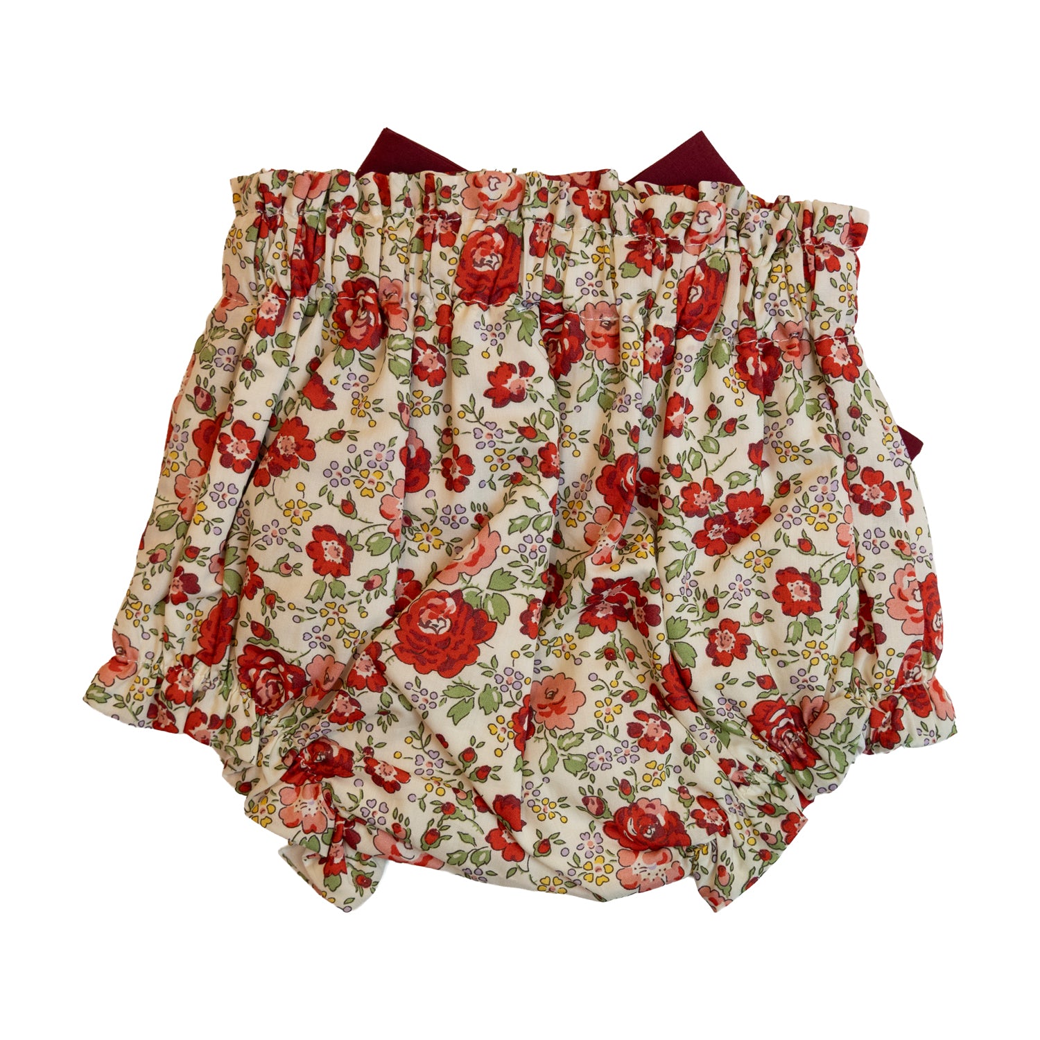 Baby Felicite Red Liberty Bow detail Bloomers