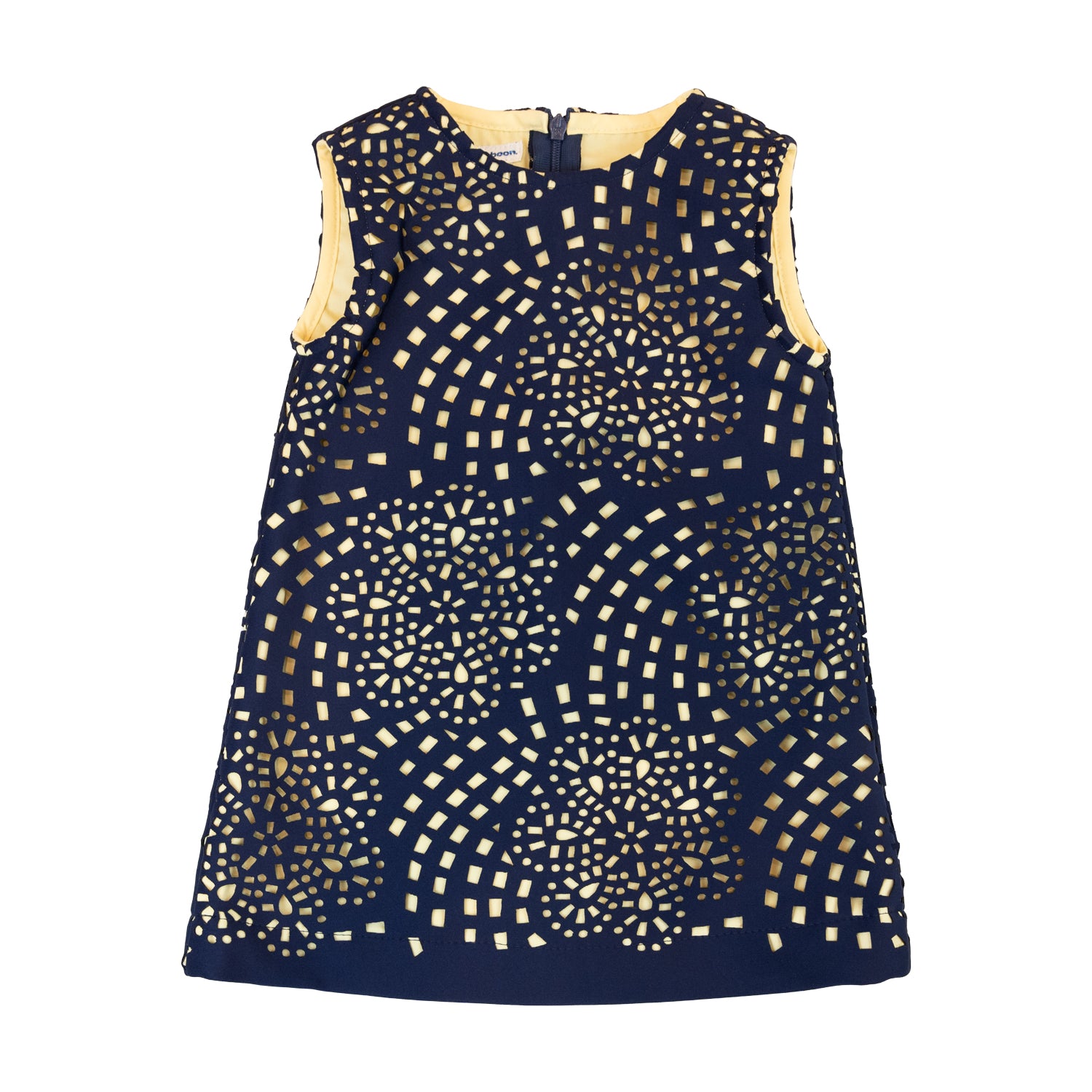 Girl Navy Embroidery Dress