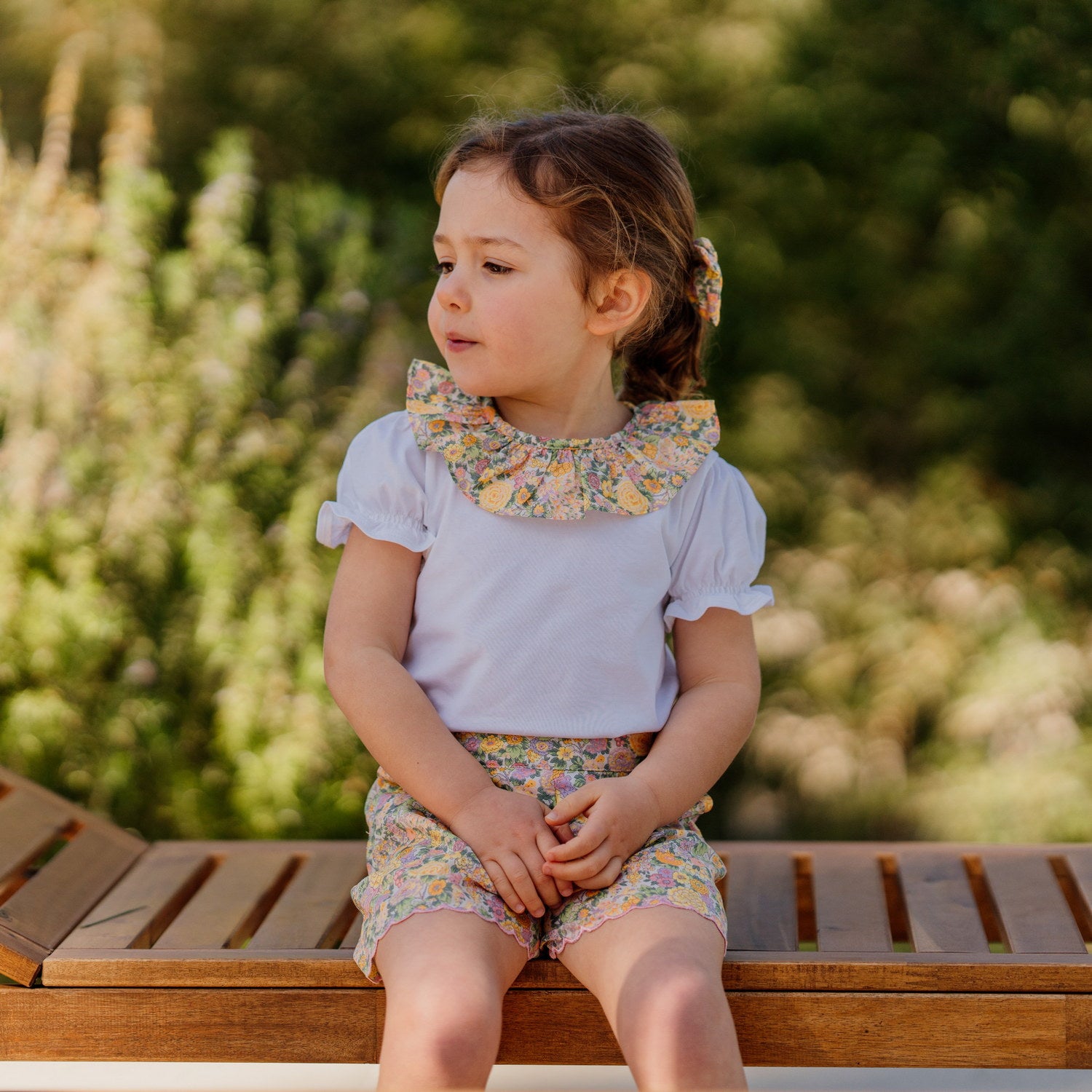 Girl Elysian Day Liberty Jersey Blouse
