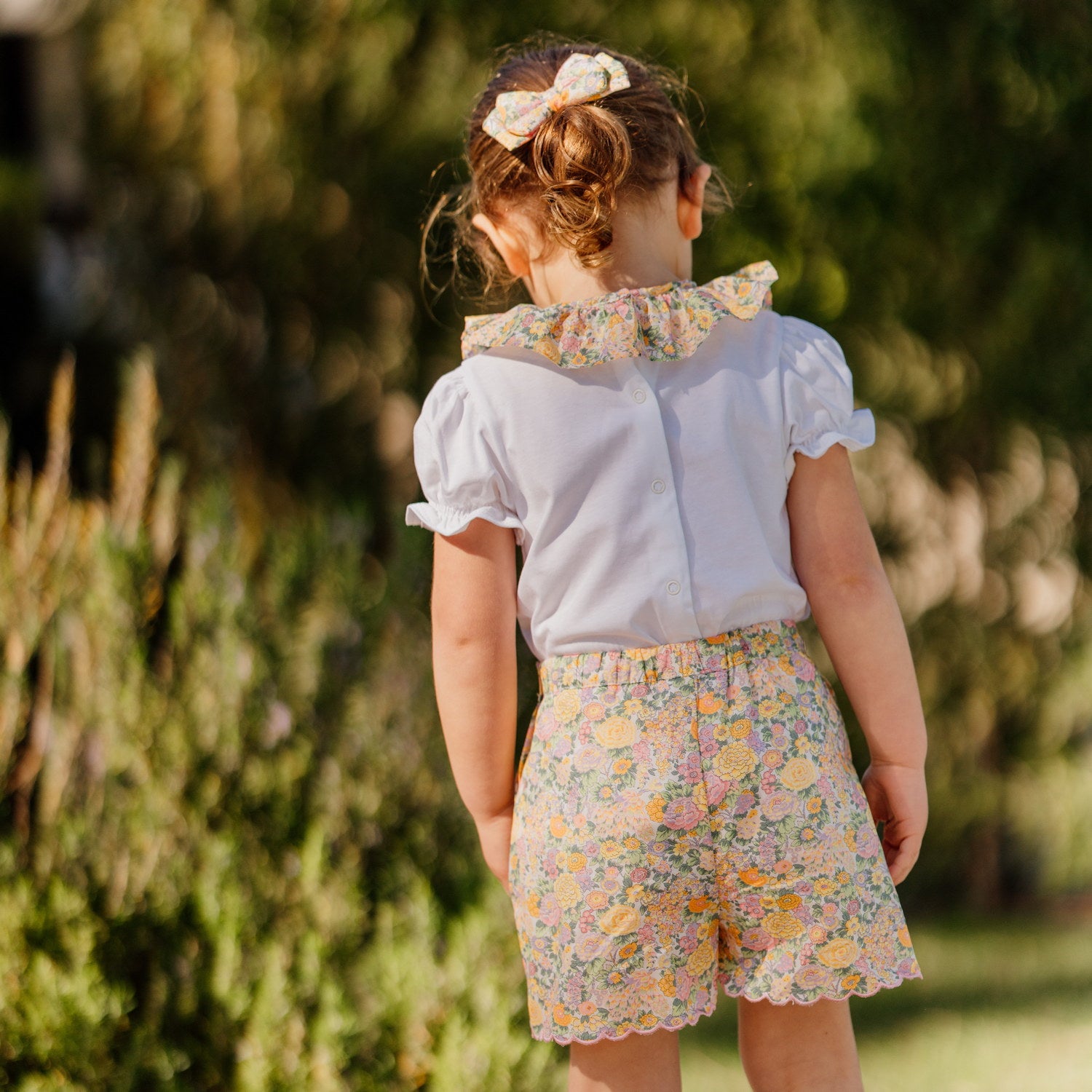 Girl Elysian Day Liberty Jersey Blouse