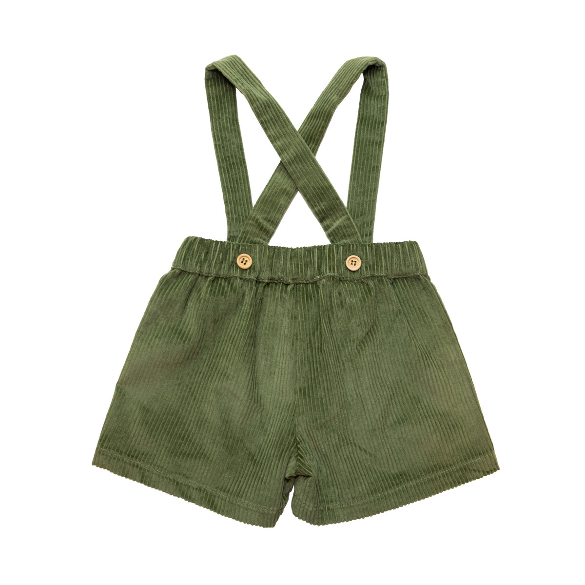 Baby Sage Fields Corduroy Shorts with Braces