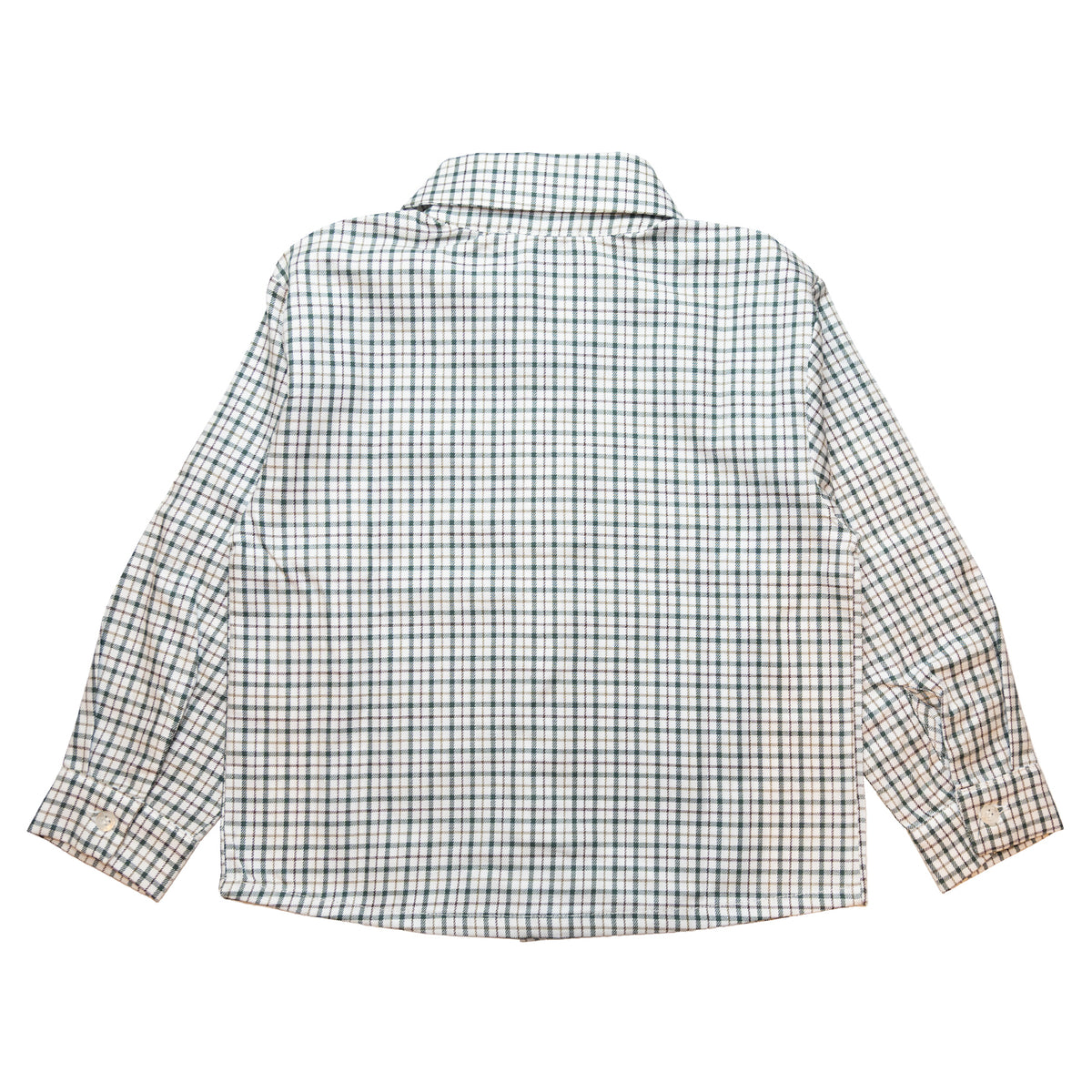 Boy Green Check Shirt