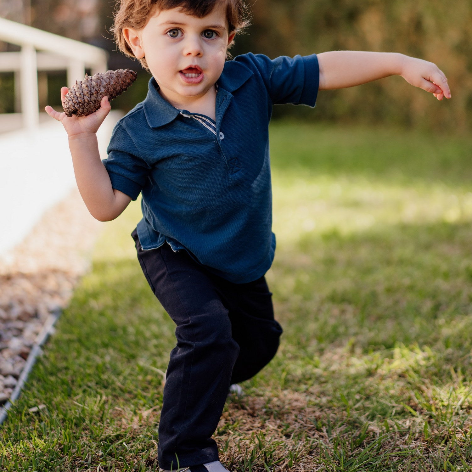 Baby Navy Chino Trousers