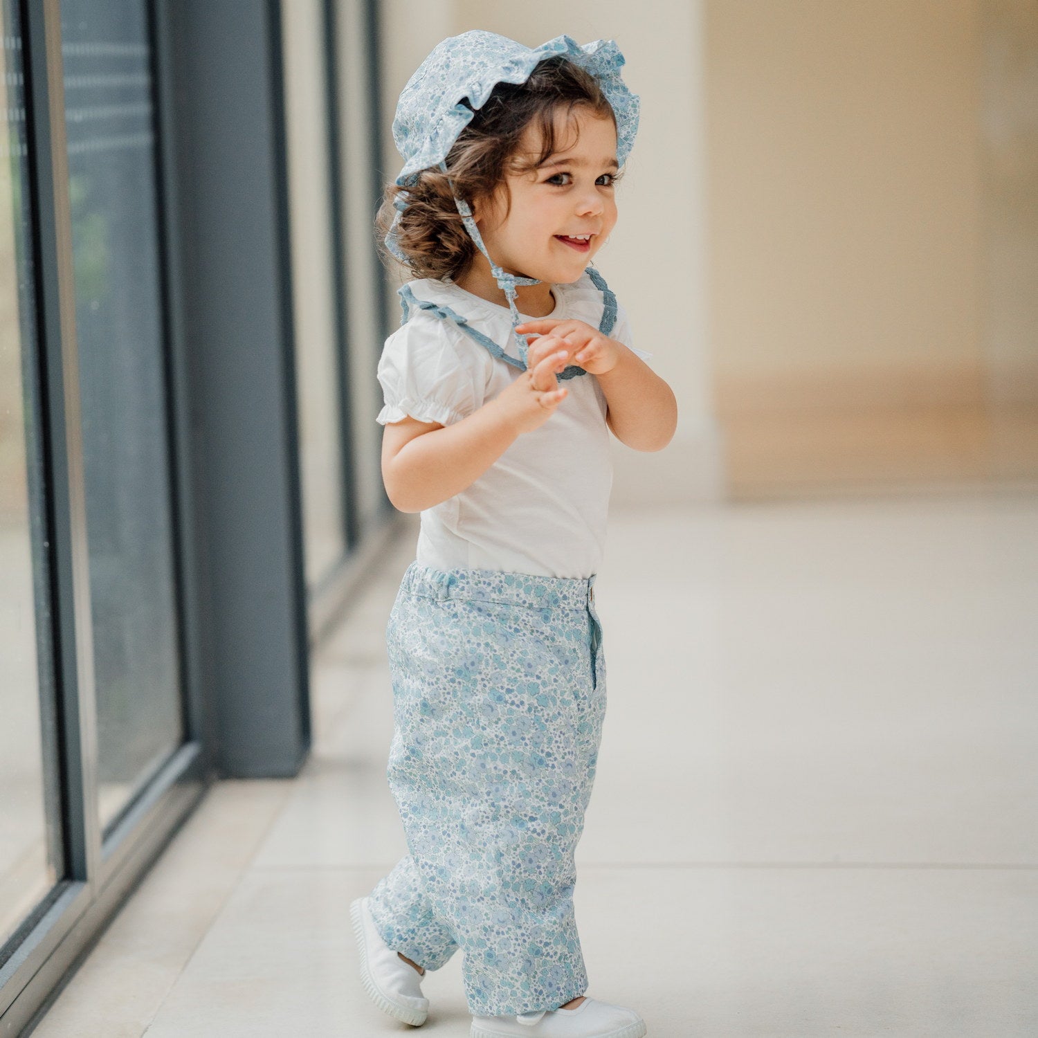 Baby Blue Floral Trousers