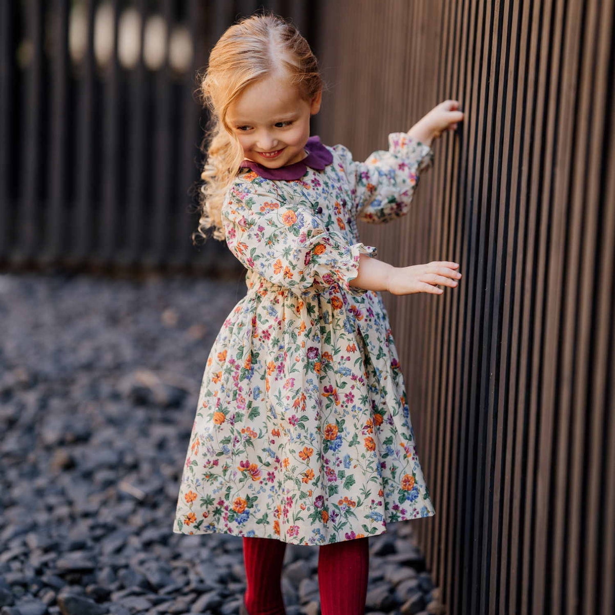 Girl Isolde Liberty Hand Smocked Dress