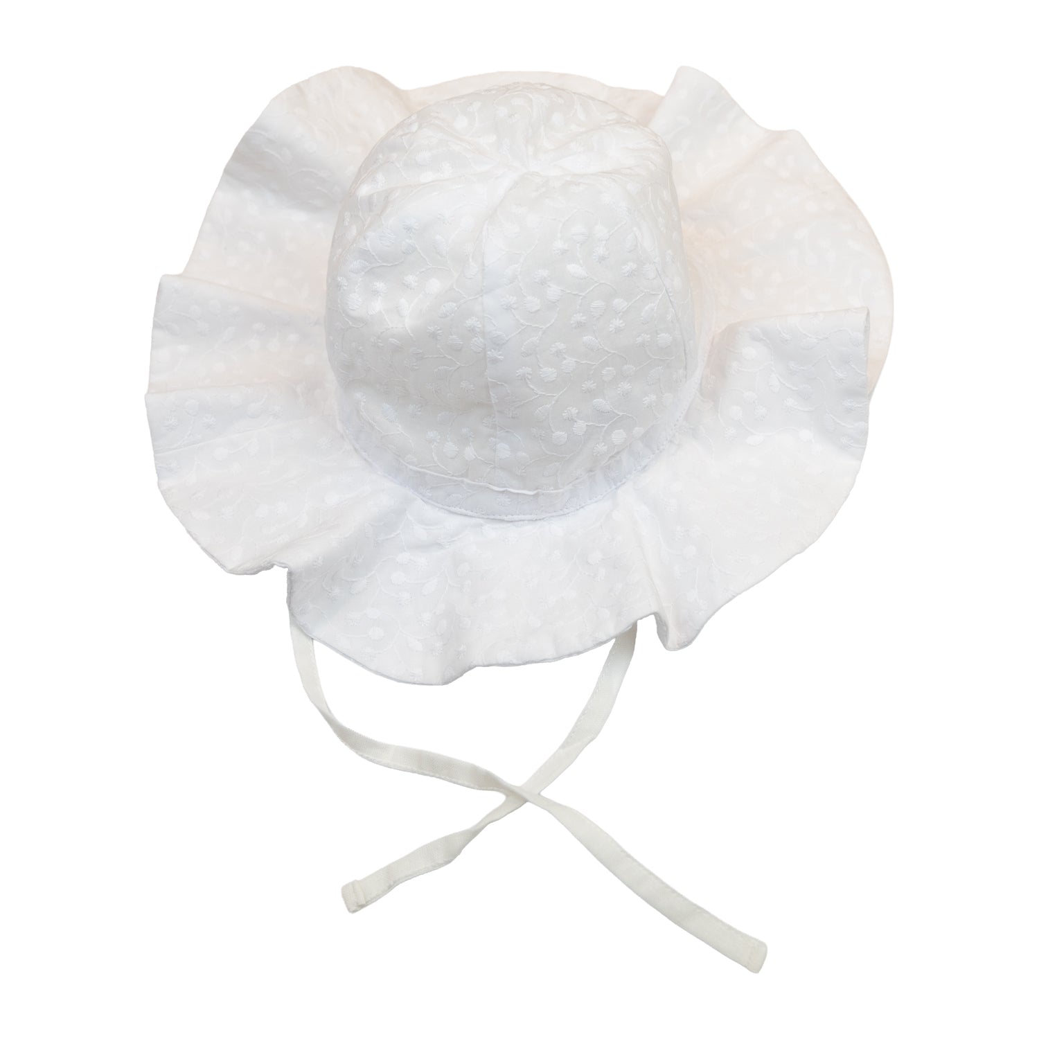 Girl English Garden White Sun Hat