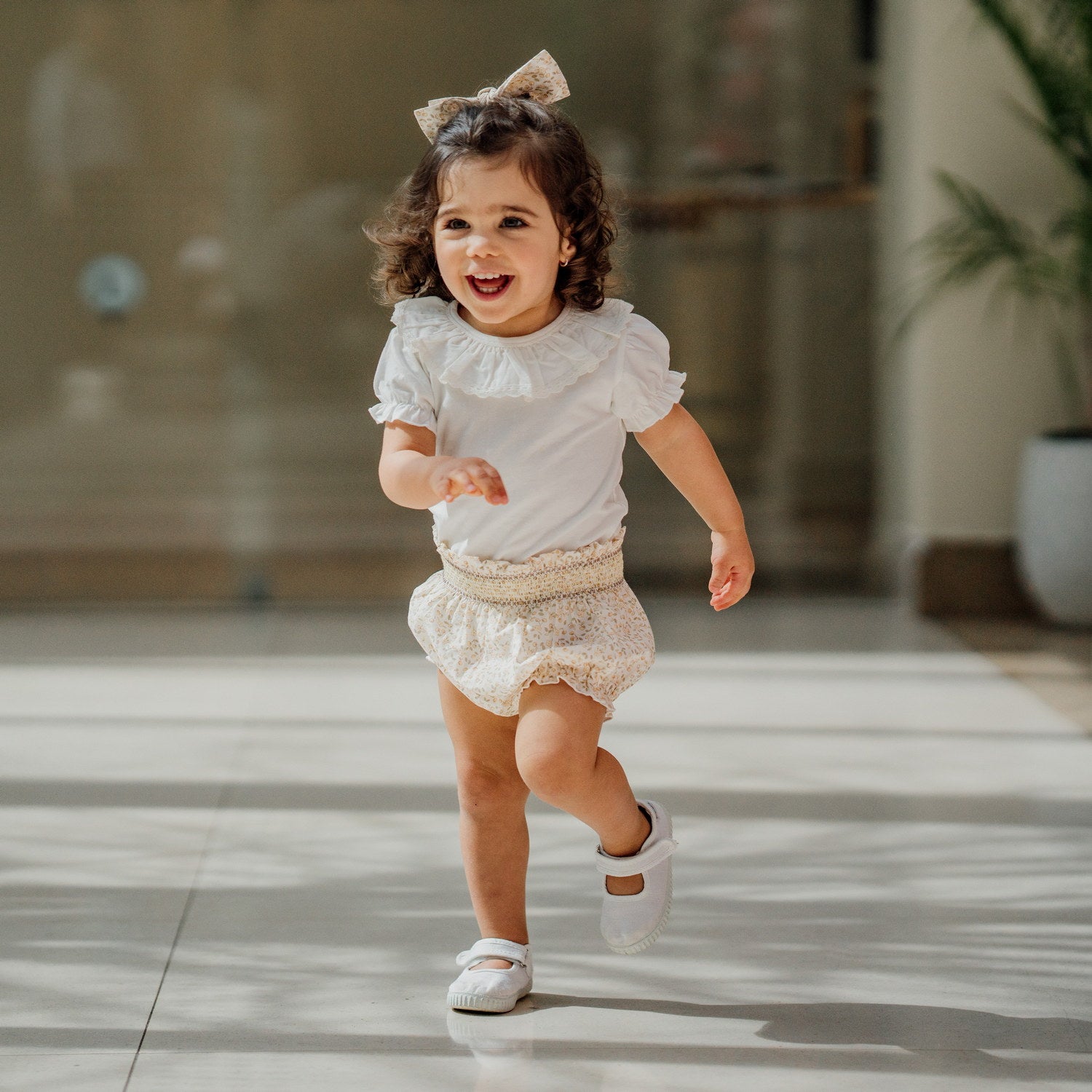 Baby Sand Cherries Hand Smocked Bloomers