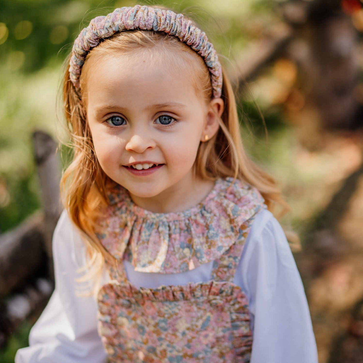 Girl Nell Annie & May Liberty Cord Pinafore Skirt