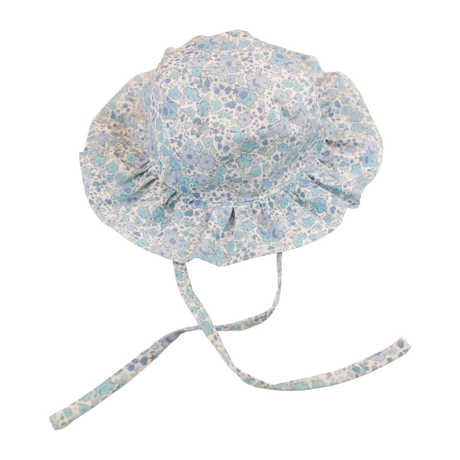 Baby Blue Floral Hat