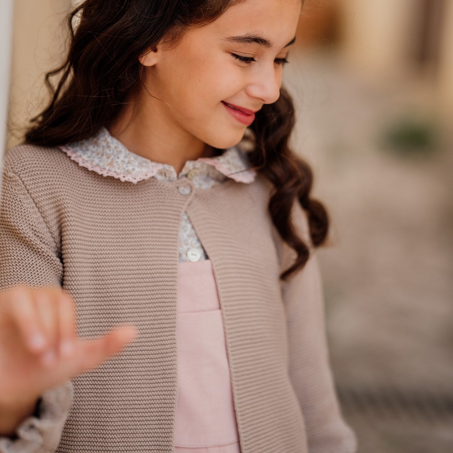 Classic Beige Cardigan
