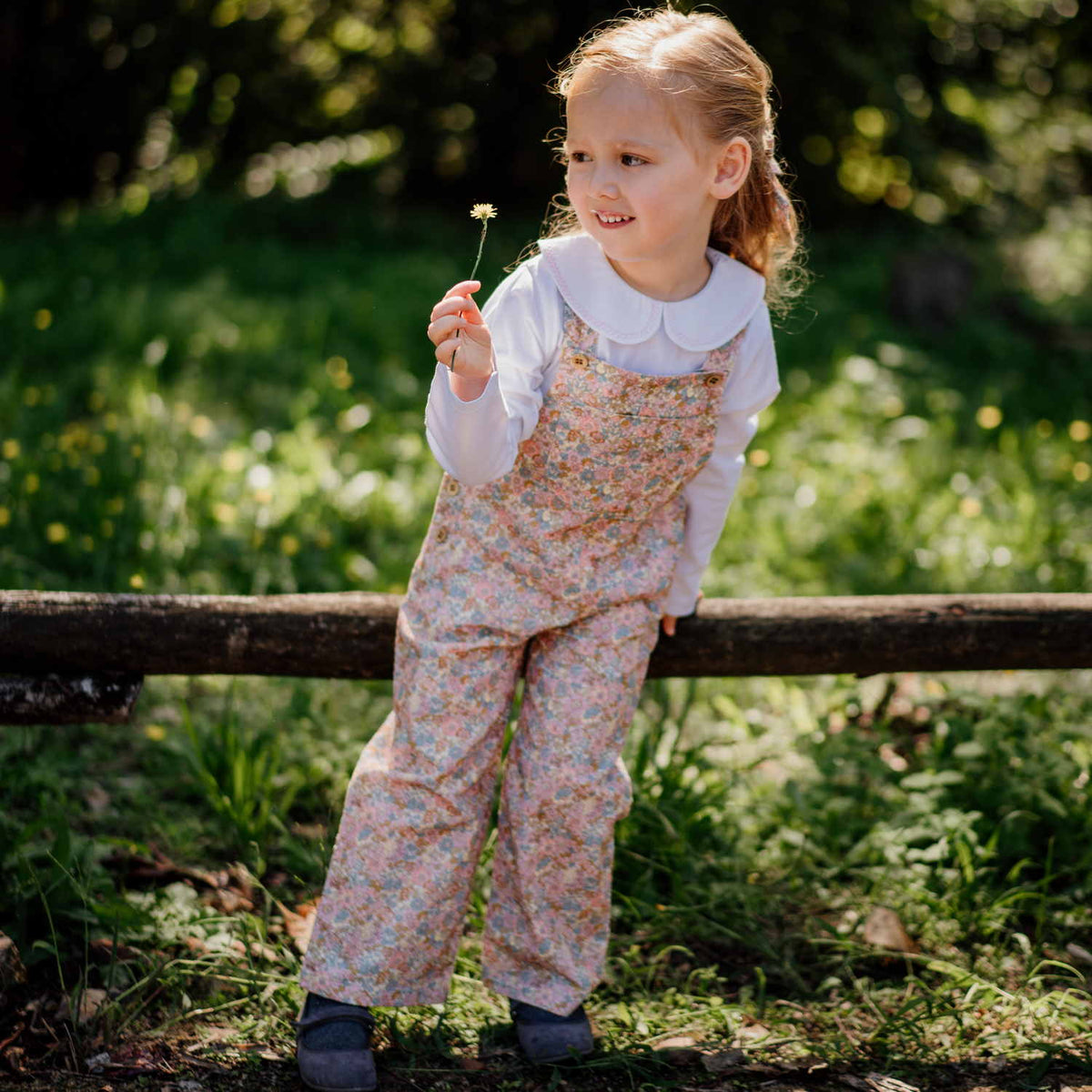 Girl Nell Annie & May Liberty Cord Dungarees