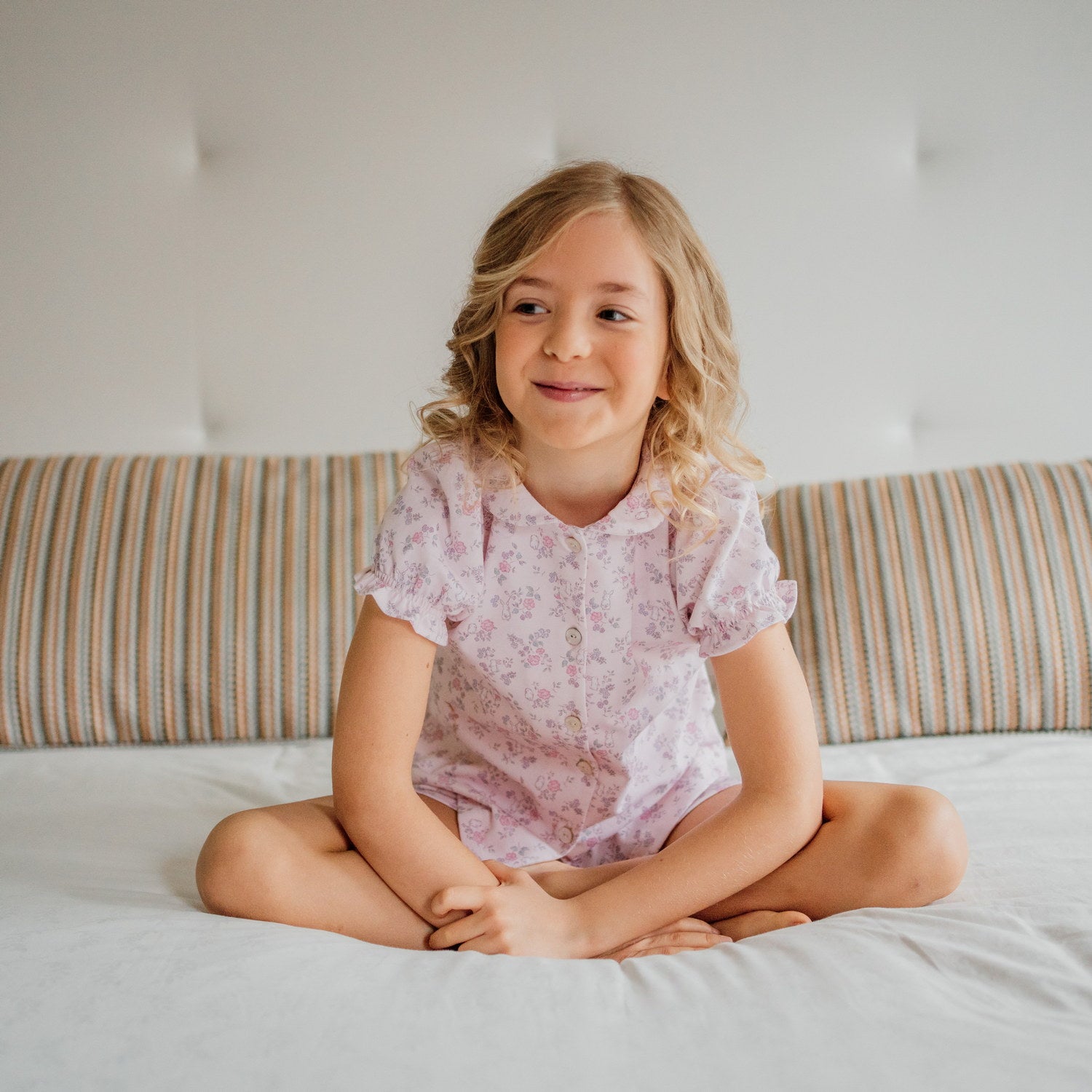 Girl Pink Bunnies Pyjama