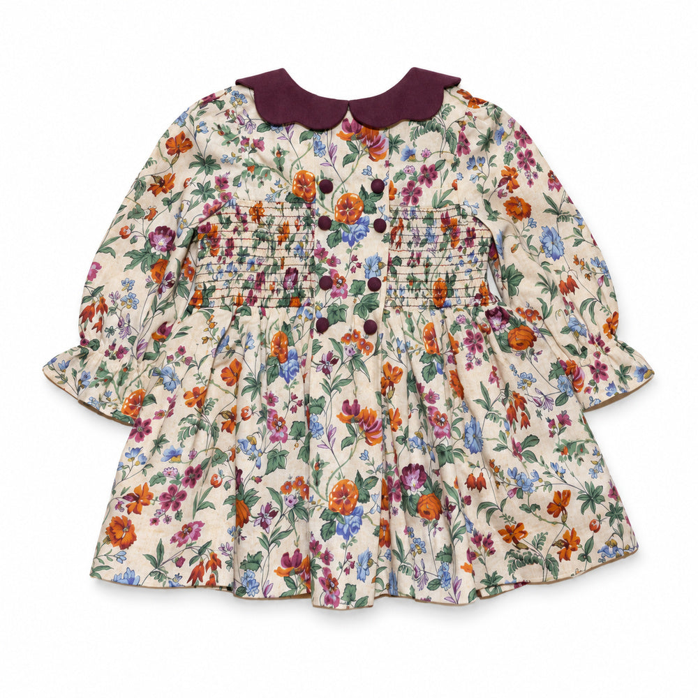 Girl Isolde Liberty Hand Smocked Dress