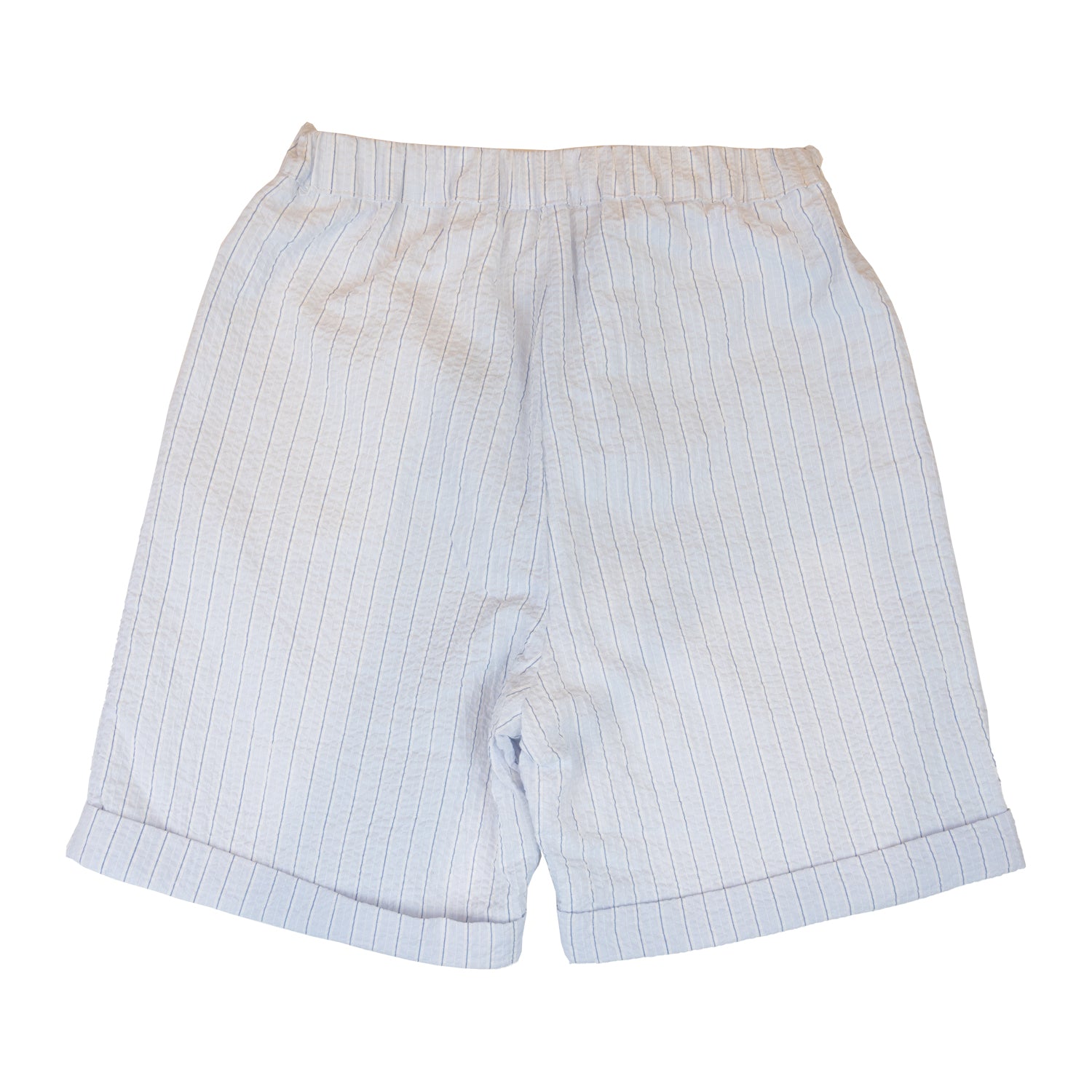 Boy Blue Stripe Seersucker Classic Shorts