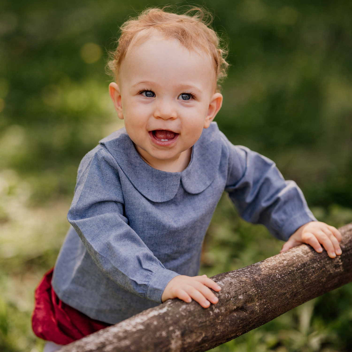 Baby Blue Flannel Shirt