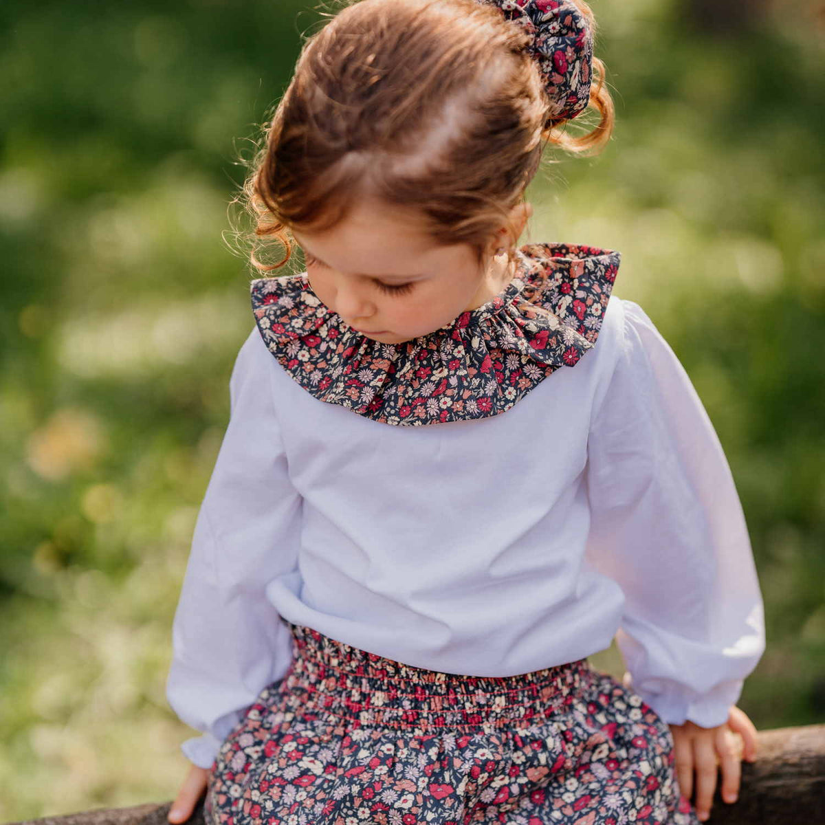 Girl Petal & Daisy Liberty Jersey Blouse