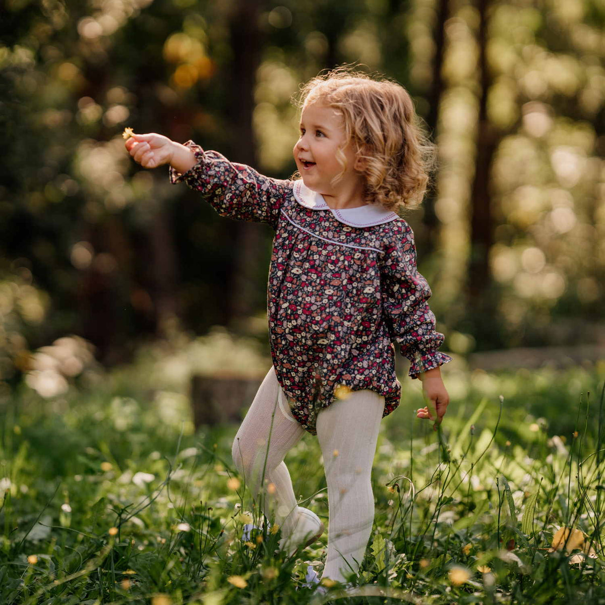 Baby Petal & Daisy Liberty Romper