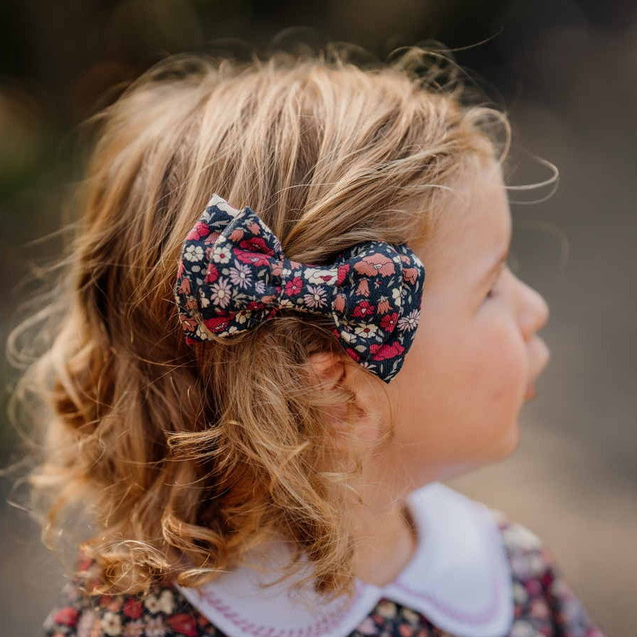 Girl Petal & Daisy Liberty Bow Clip