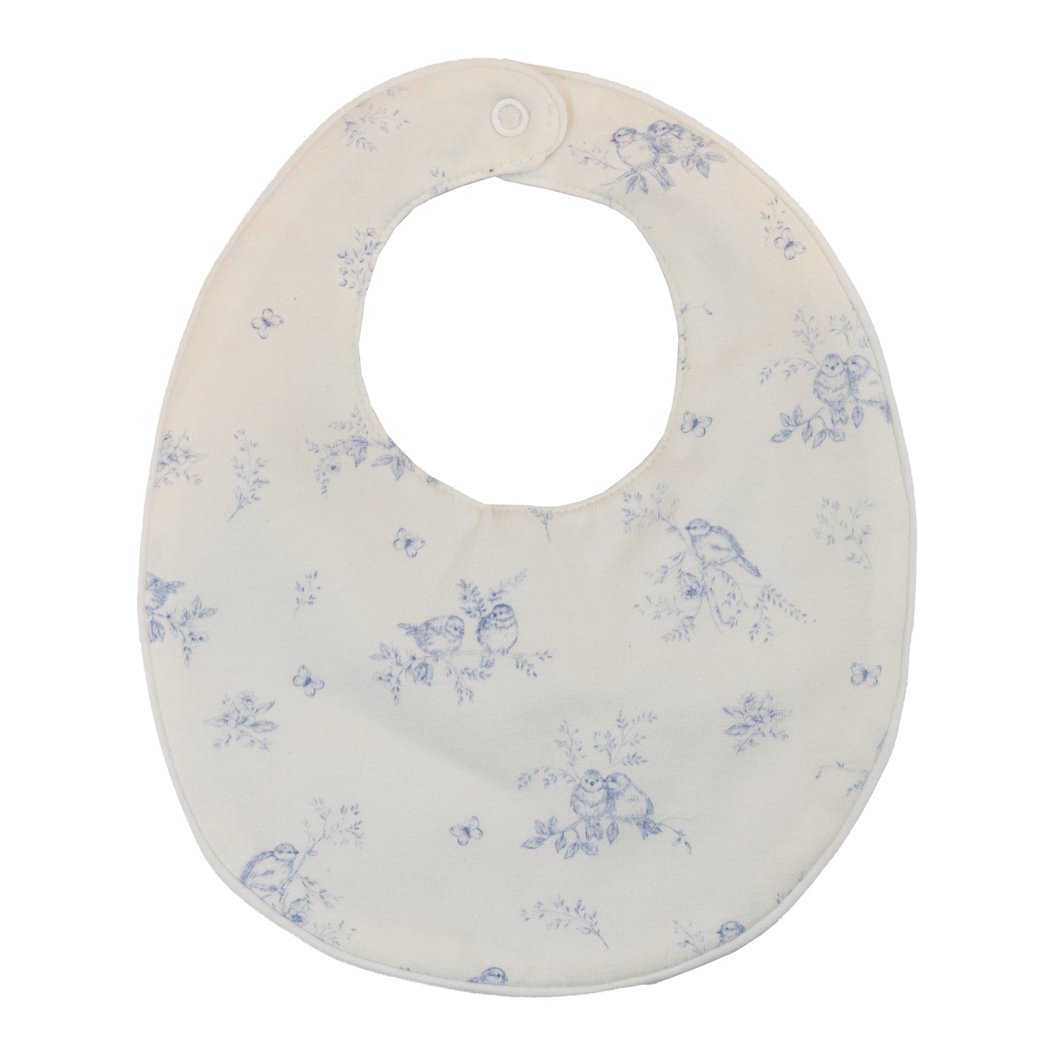 Baby Blue Birds Bib