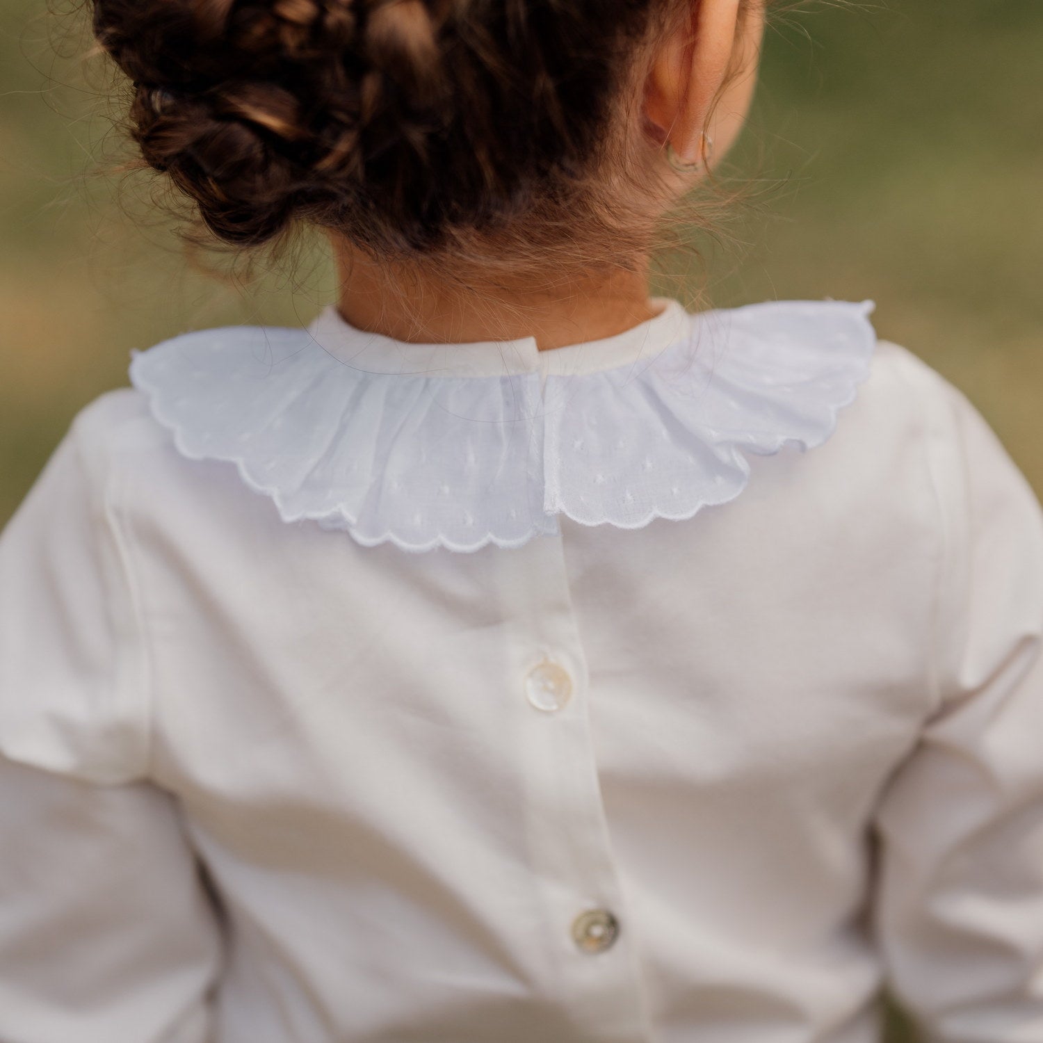 Girl White Blouse