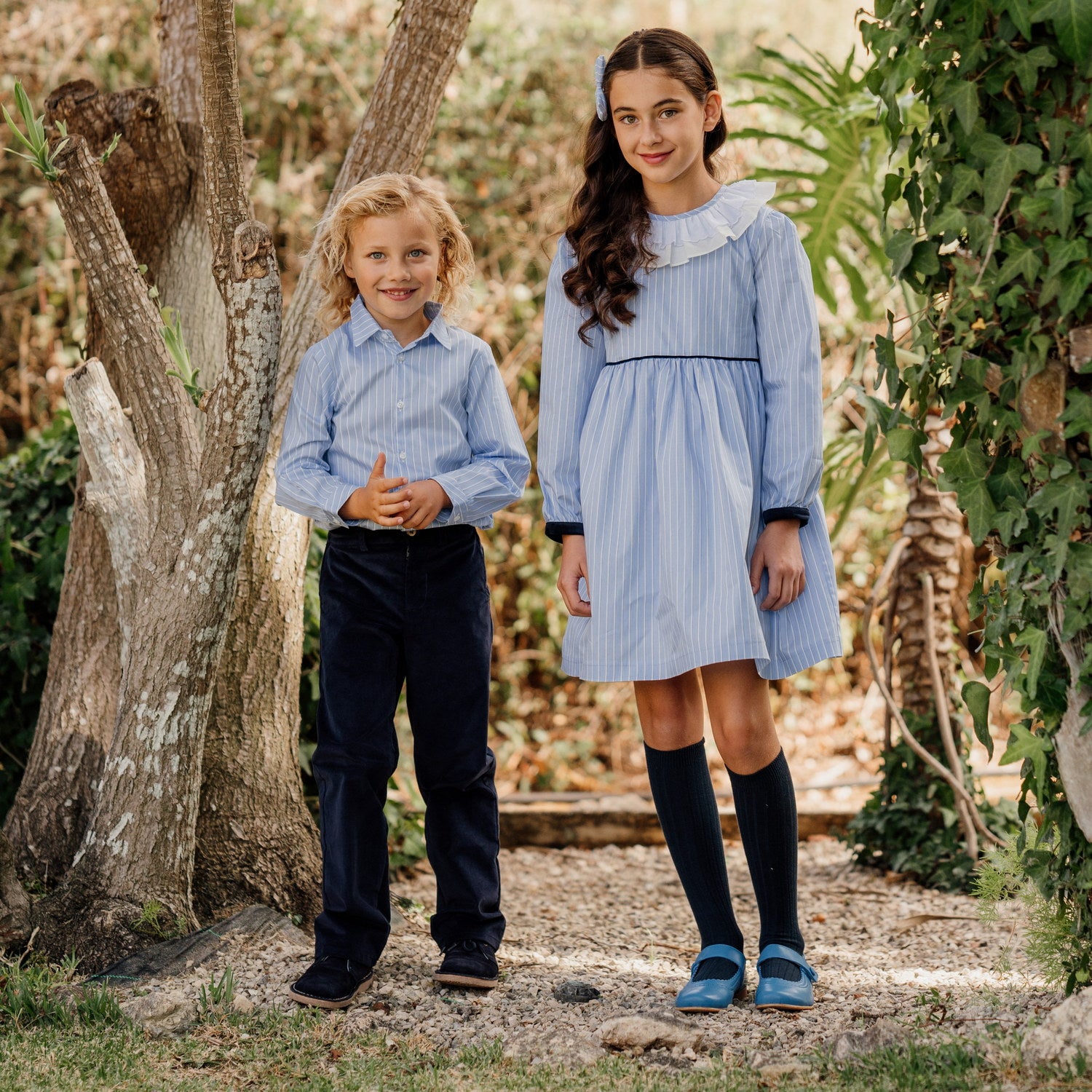 Boy Blue Stripe Shirt