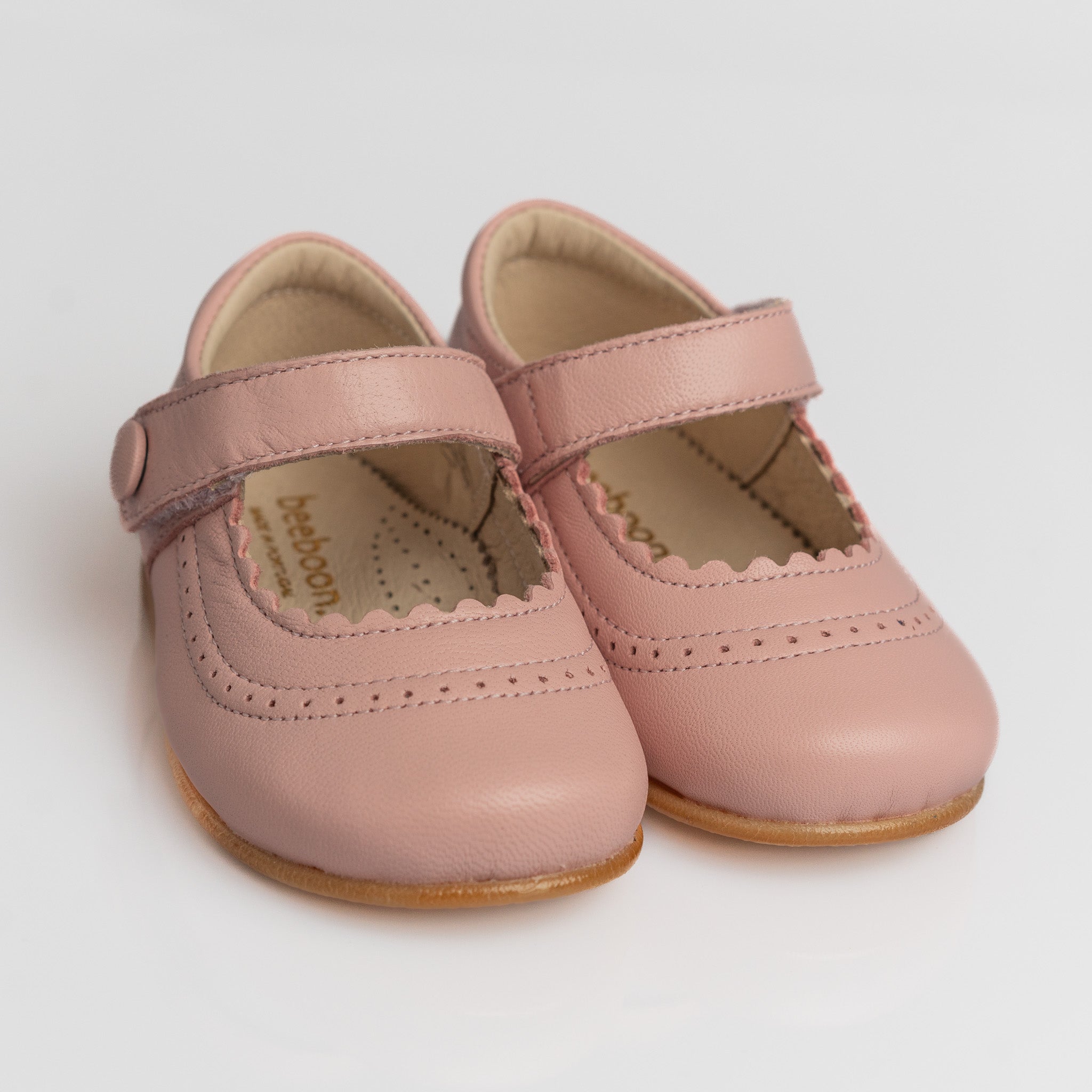 Girl Pink Leather Mary Jane Shoes