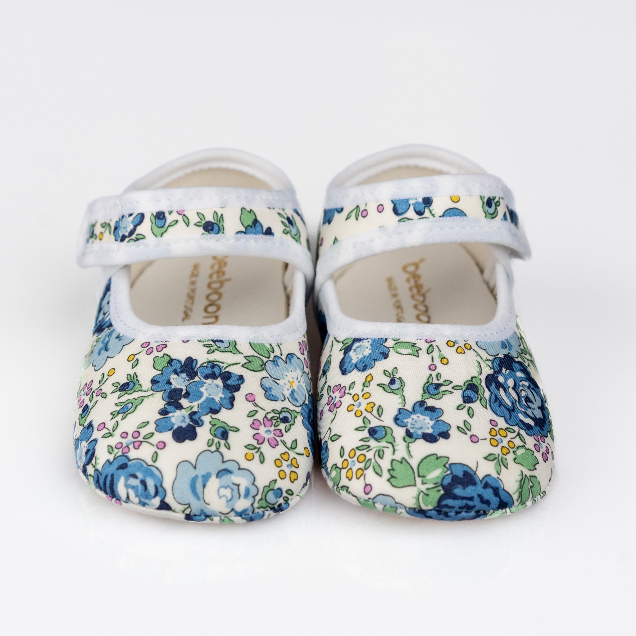 Baby Felicite Blue Liberty Mary Jane Pram Shoes