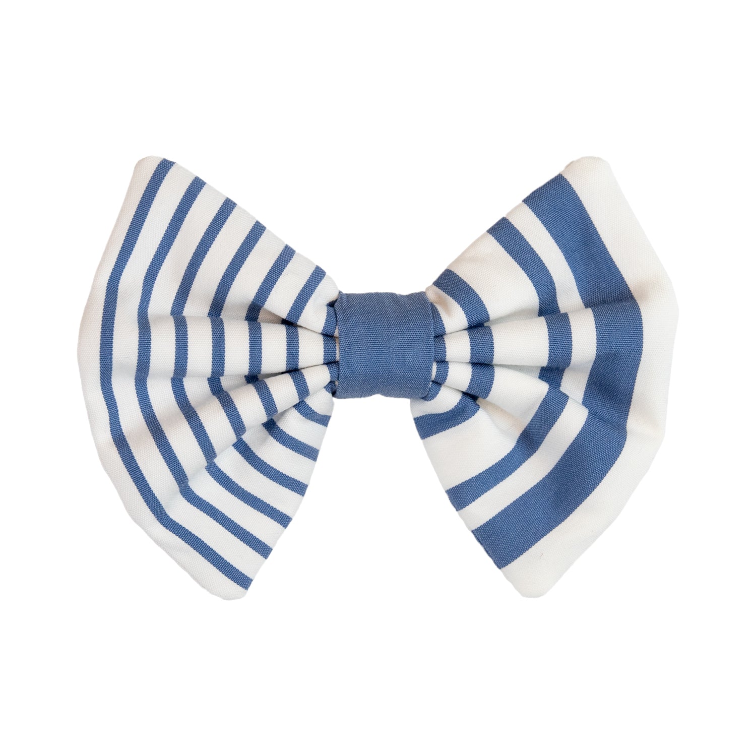Girl Blue Striped Bow
