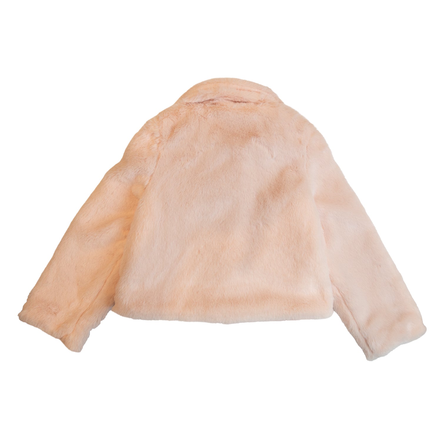 Girl Pink Faux Fur Jacket