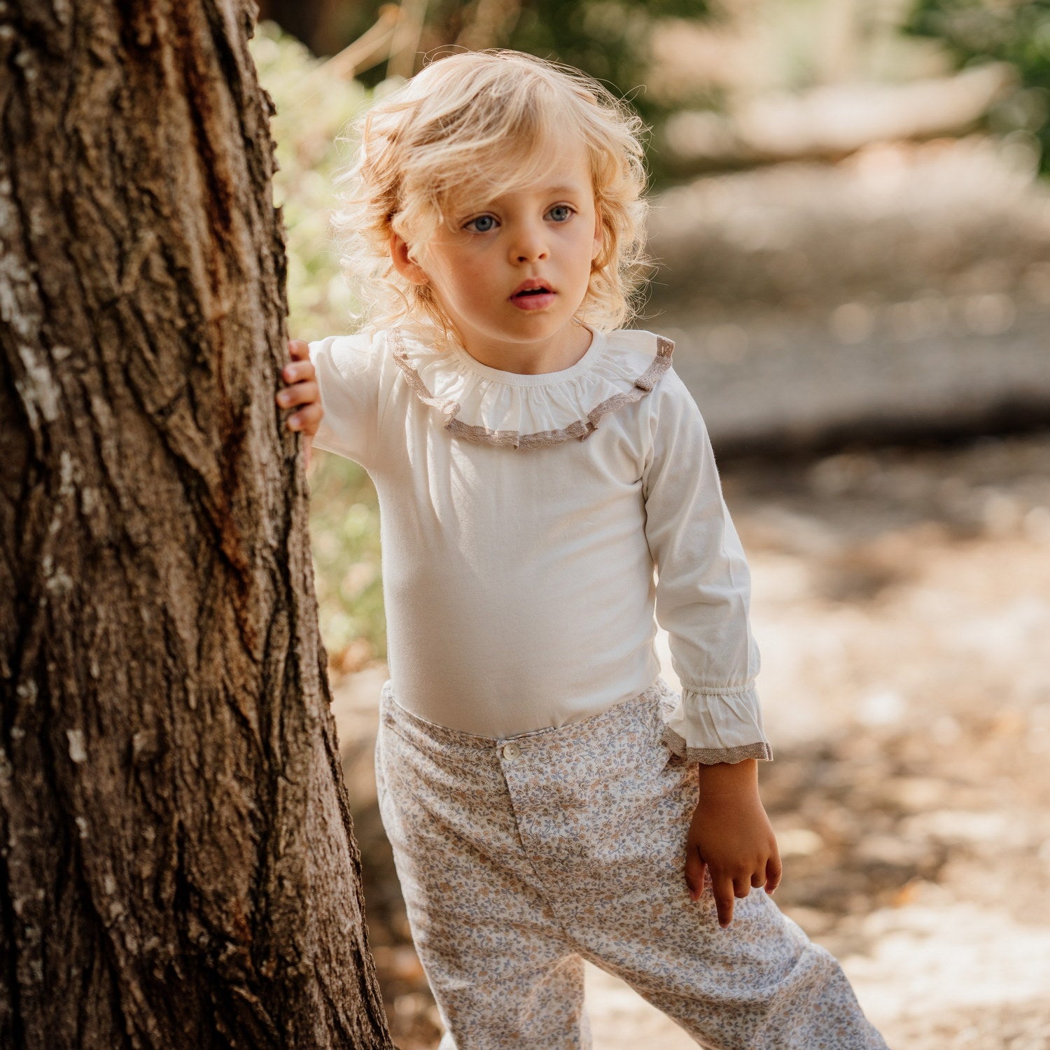Baby Greywood Bloom Trousers