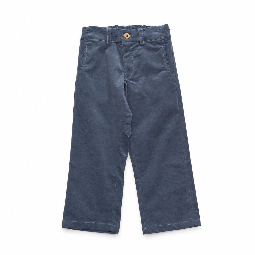 Boy Oceanic Blue Cord Trousers