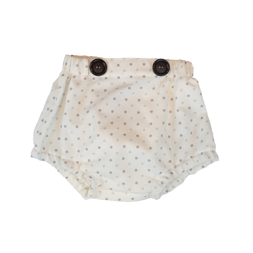 Baby Grey Dots Classic Bloomers