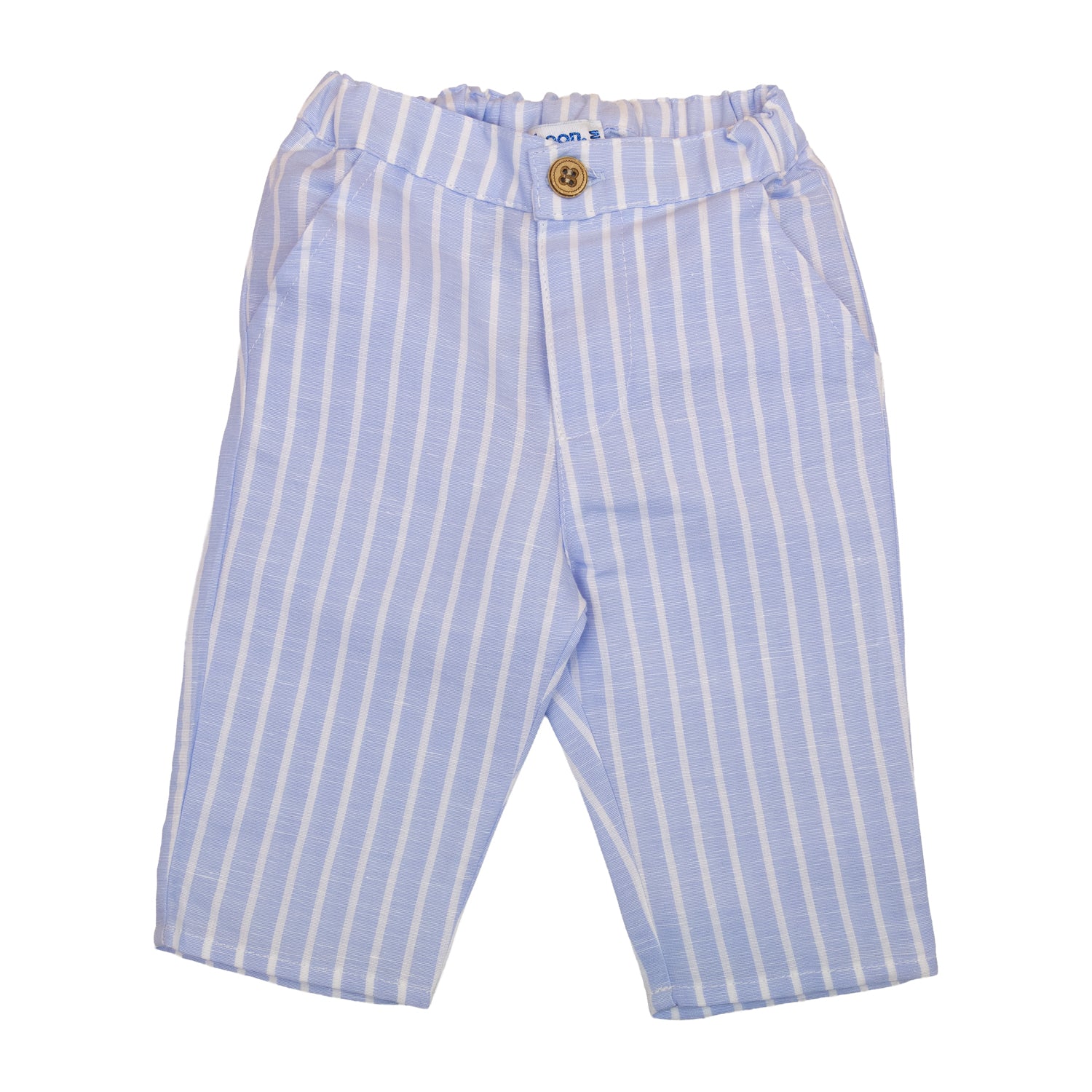 Baby Blue Stripe Linen Trousers