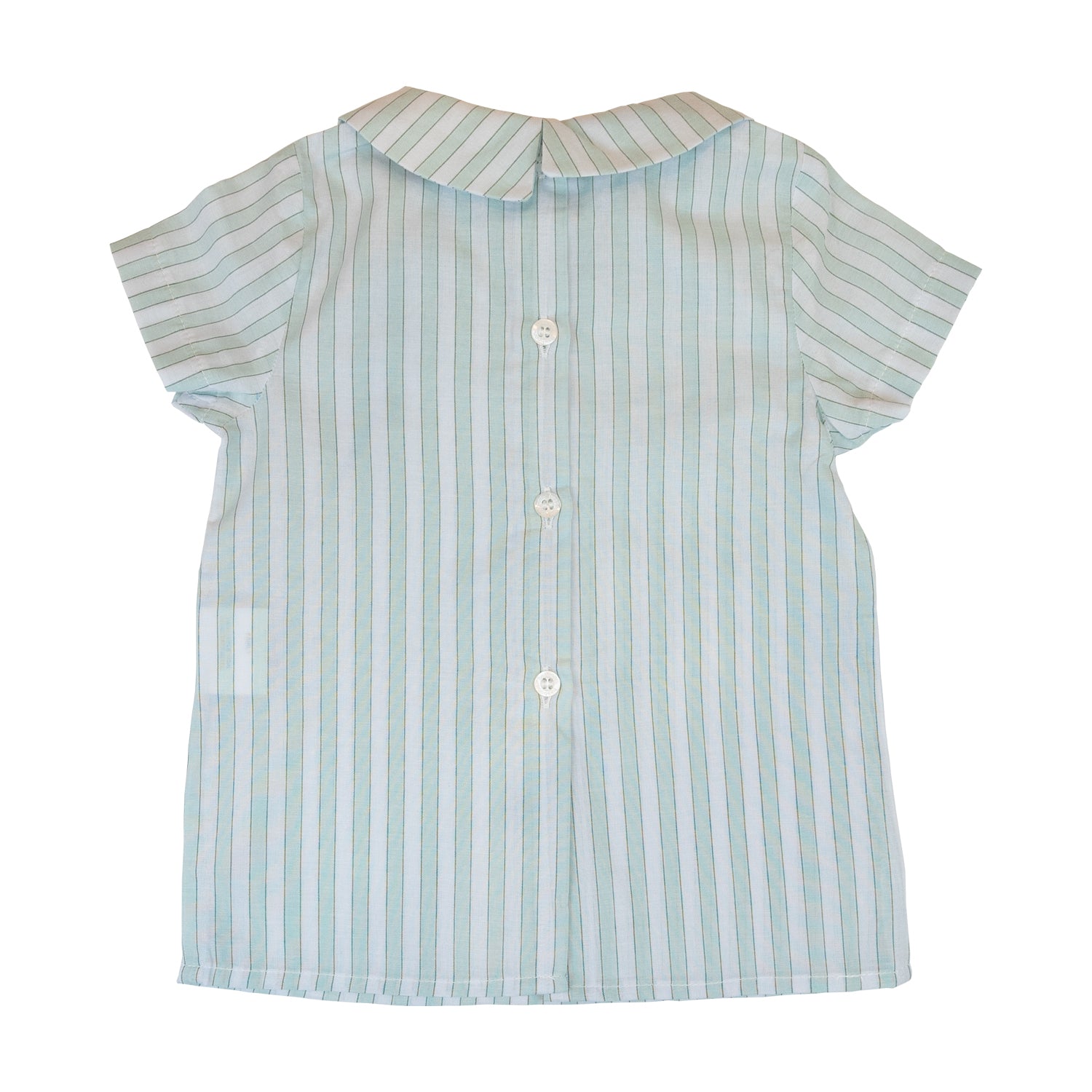 Baby Green & White Stripe Shirt