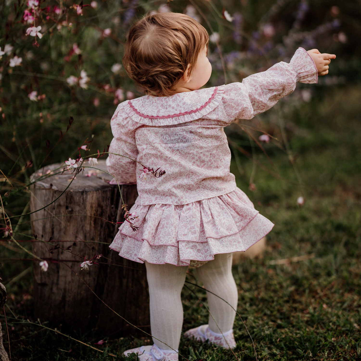 Baby Shepherdley Liberty Ruffled Bloomers