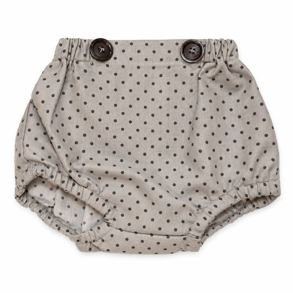 Baby Grey Dots Bloomers