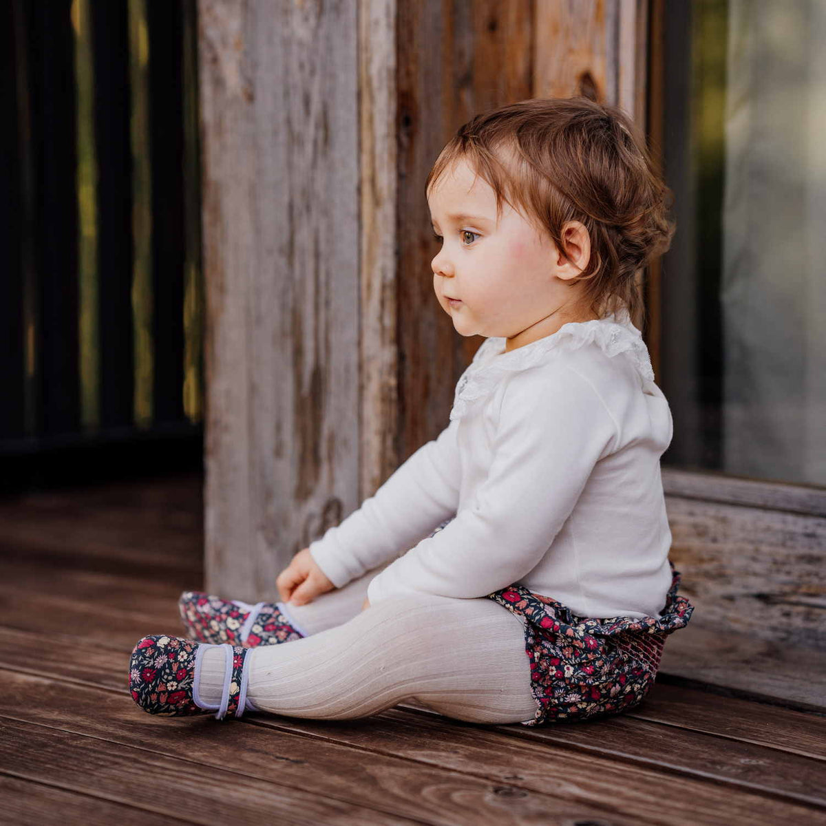 Girl Petal & Daisy Liberty Smocked Bloomers
