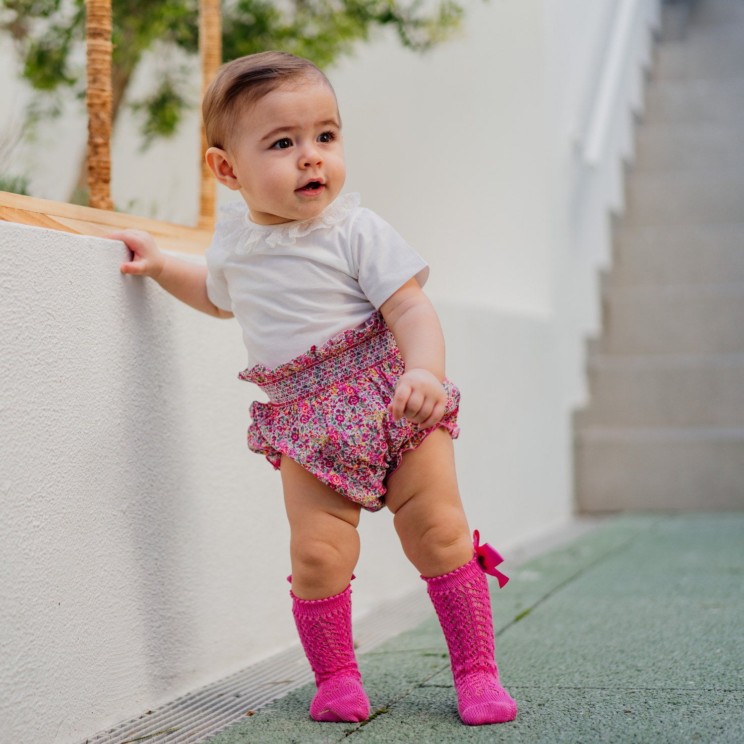 Baby Emma & Georgina Liberty Hand Smocked Bloomers