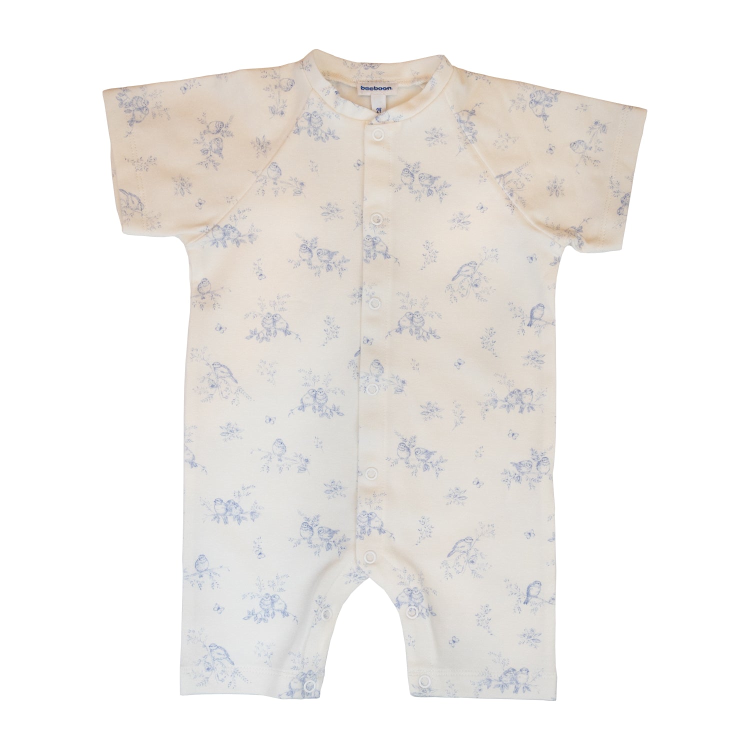 Baby Blue Birds Dungarees