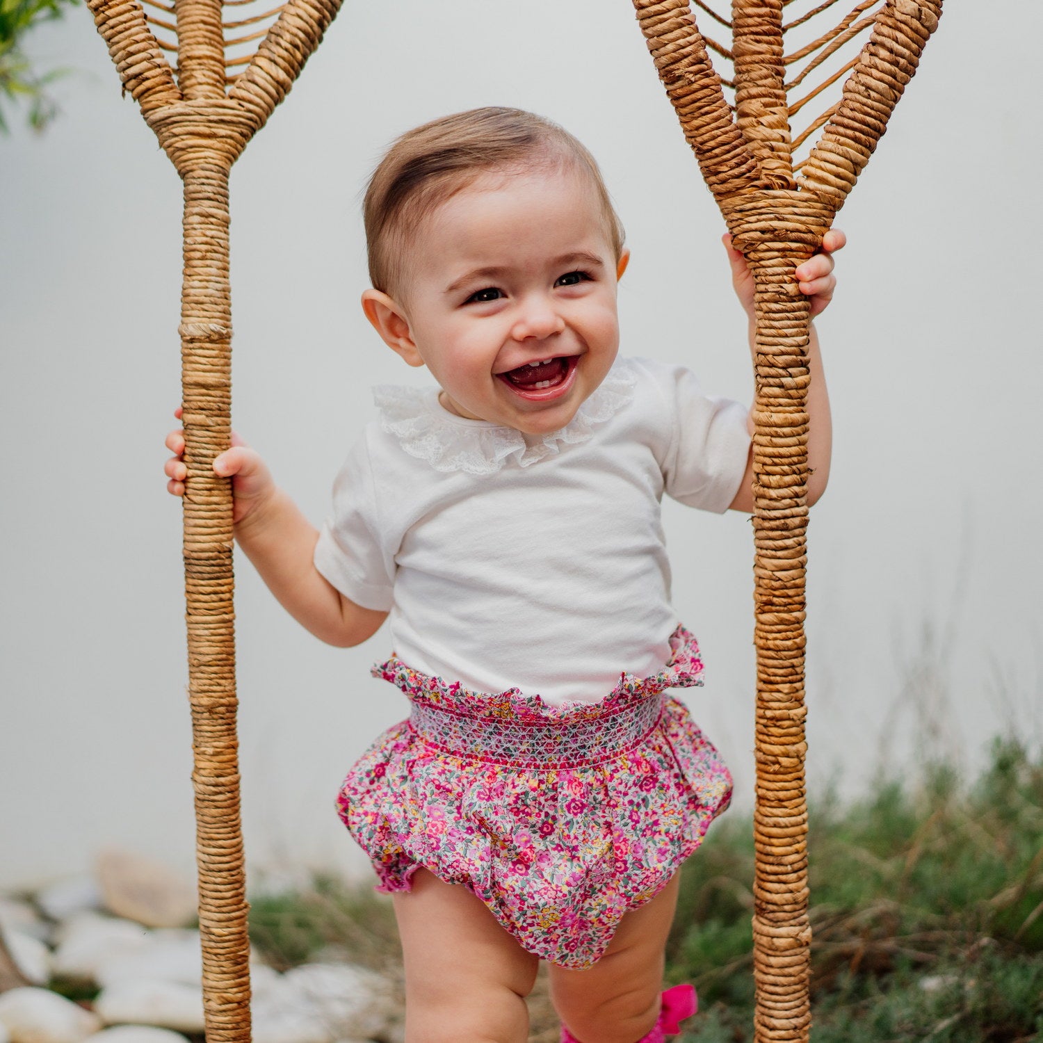 Baby Emma & Georgina Liberty Hand Smocked Bloomers